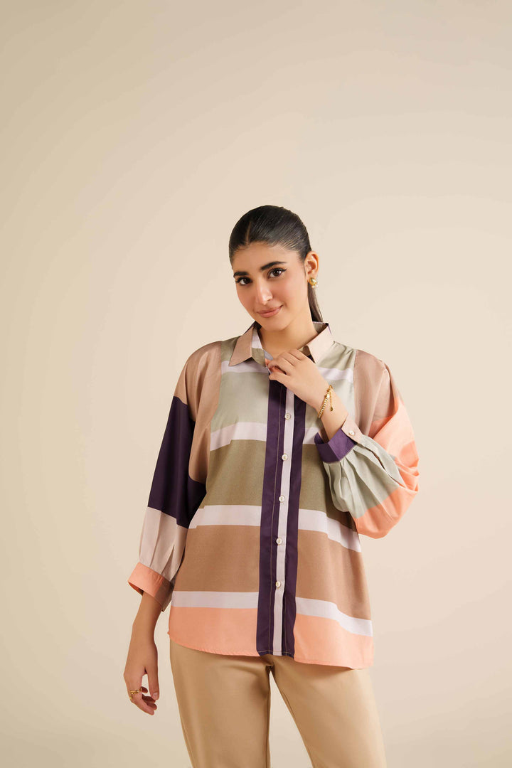 Printed Tunic - AW25-55 for Women - Pret Collection | Nishat | Shop Online