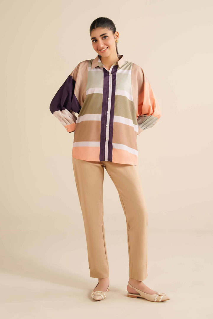 Printed Tunic - AW25-55 for Women - Pret Collection | Nishat | Shop Online