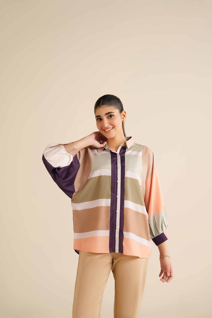 Printed Tunic - AW25-55 for Women - Pret Collection | Nishat | Shop Online