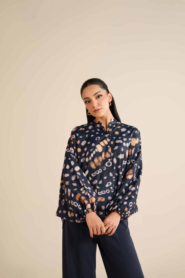 Printed Tunic - AW25-56 for Women - Pret Collection | Nishat | Shop Online