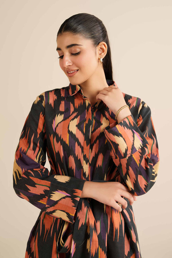 Printed Dress - AW25-58 for Women - Pret Collection | Nishat | Shop Online