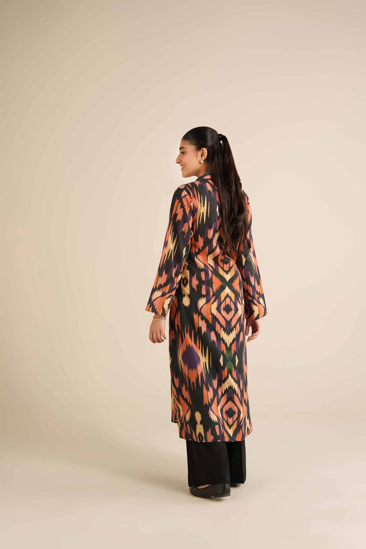Printed Dress - AW25-58 for Women - Pret Collection | Nishat | Shop Online