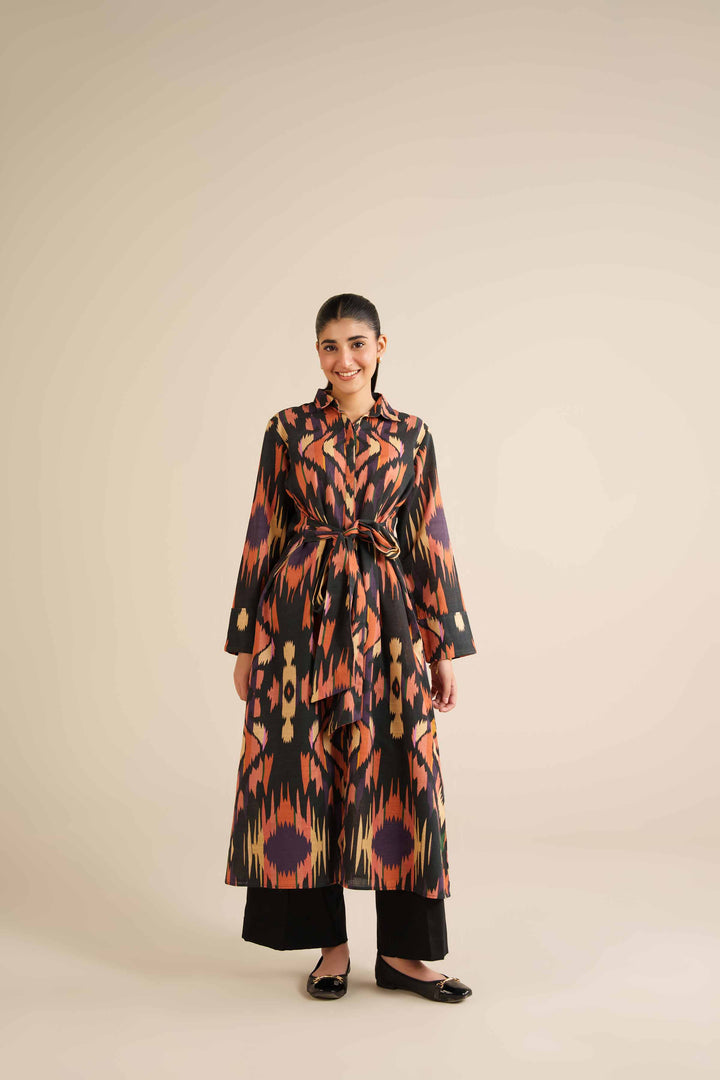 Printed Dress - AW25-58 for Women - Pret Collection | Nishat | Shop Online