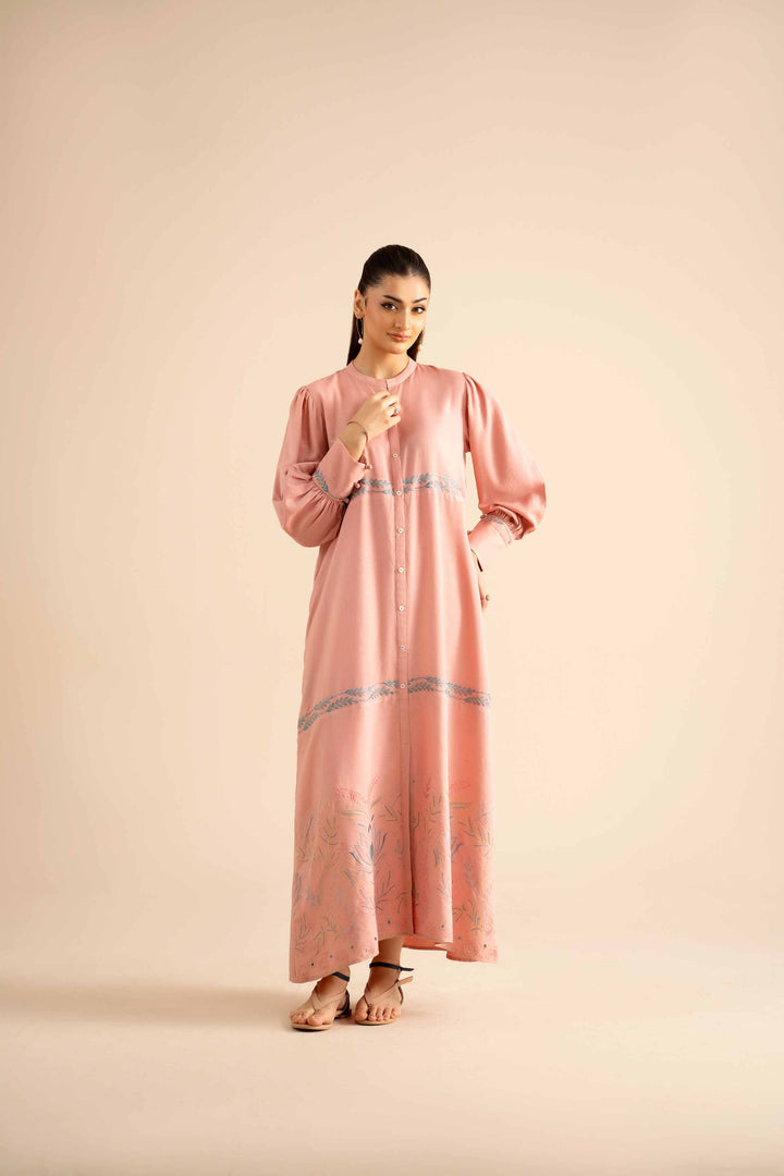 Printed Dress - AW25-22 for Women - Pret Collection | Nishat | Shop Online