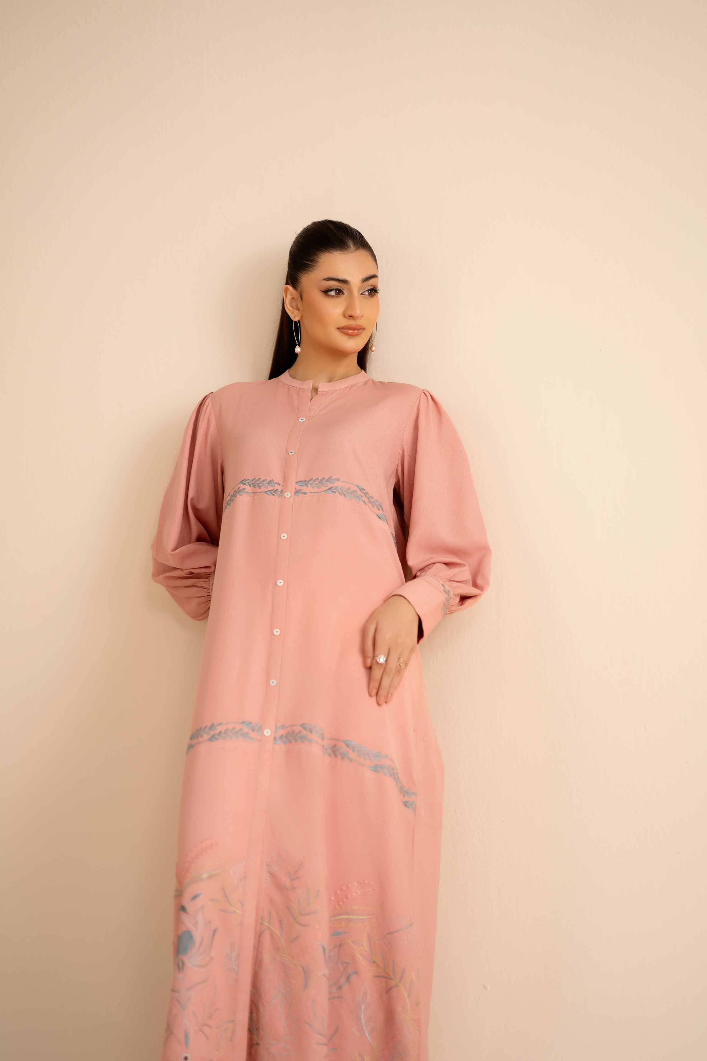 Printed Dress - AW25-22 for Women - Pret Collection | Nishat | Shop Online