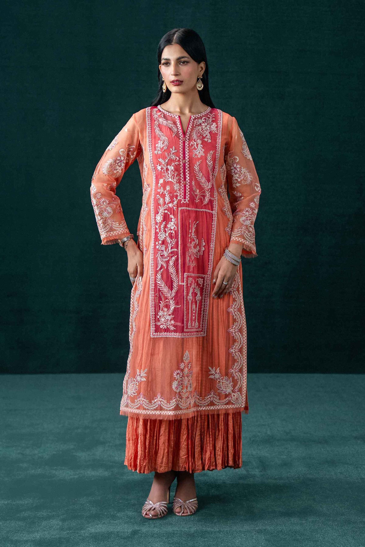 2 Piece - Embroidered Suit - CBS26-08  for Women - Boutique Collection | Nishat | Shop Online