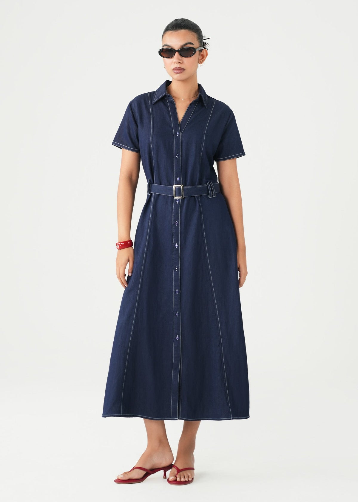 Button Down Dress- WS26-354