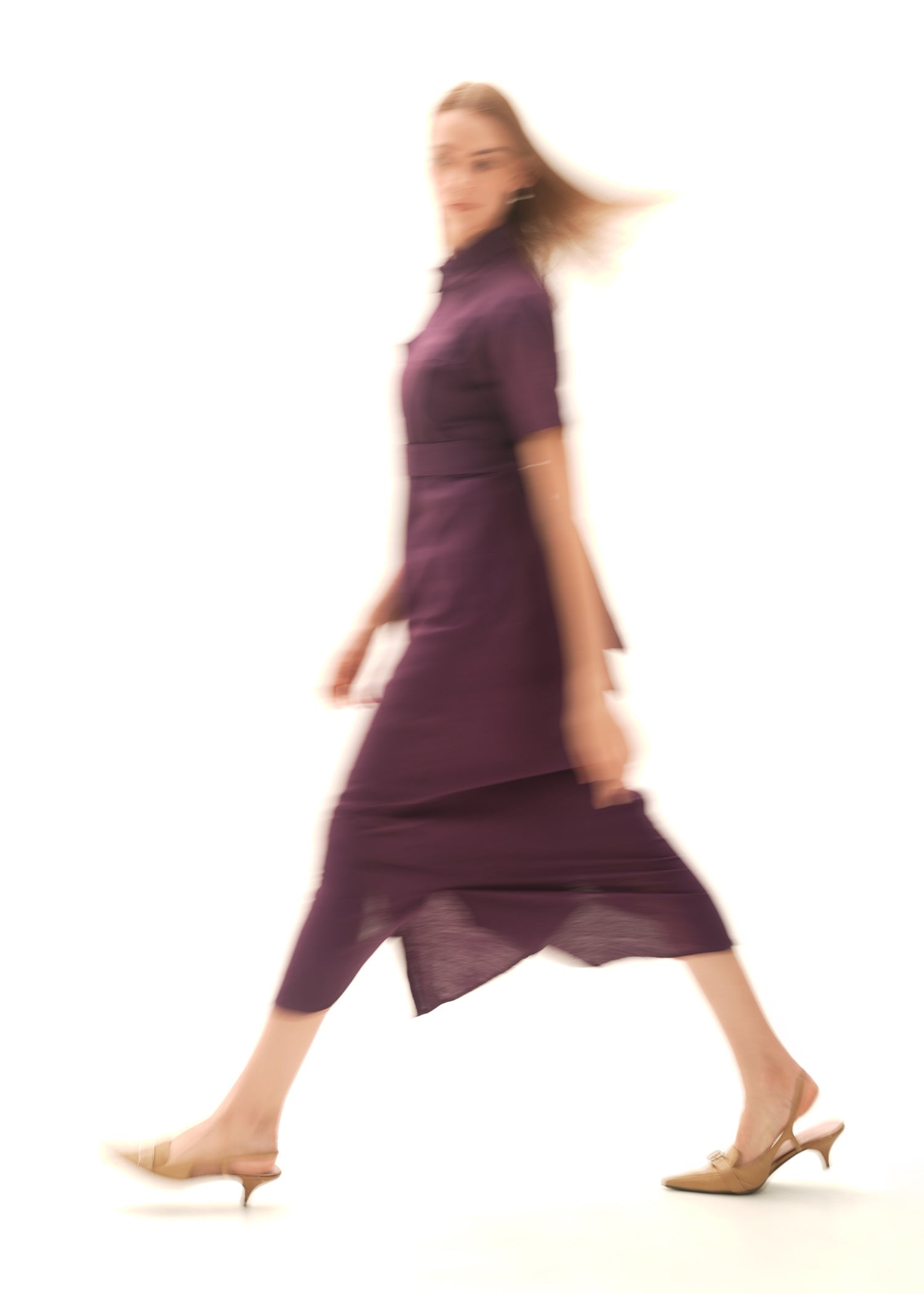 Button Down Linen Blend Dress - KOA