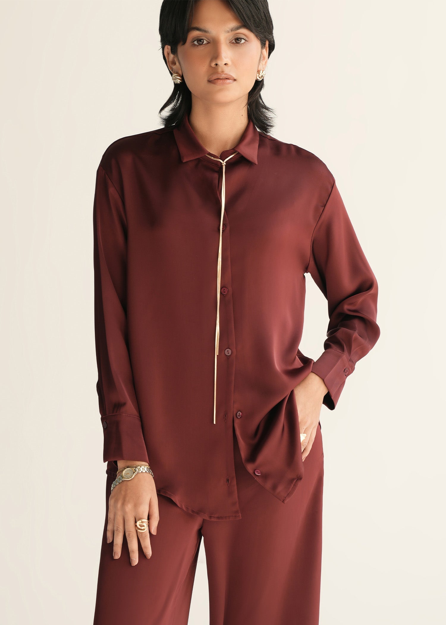 Satin Shirt - KOA