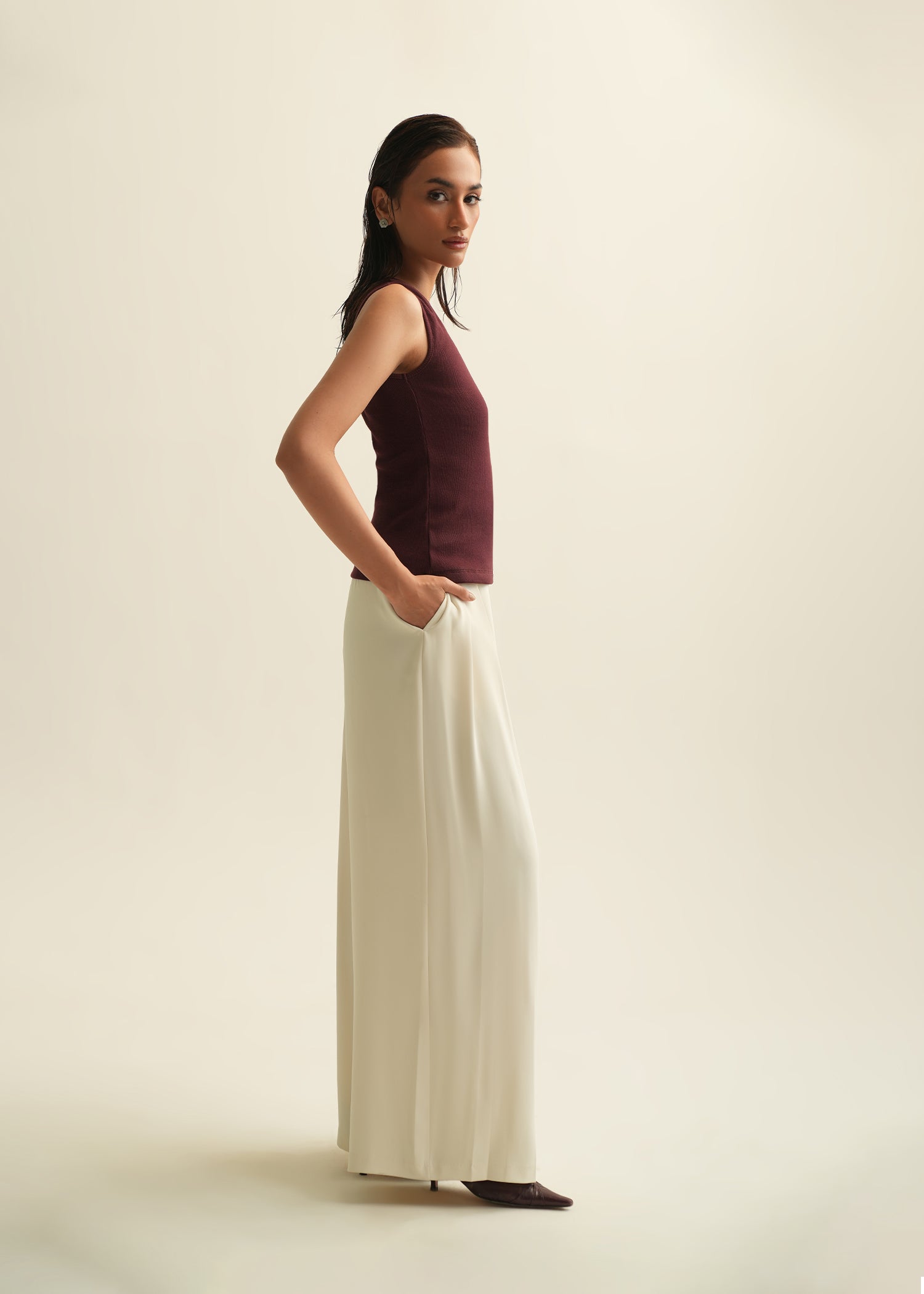 Asymmetrical Tank Top - KOA