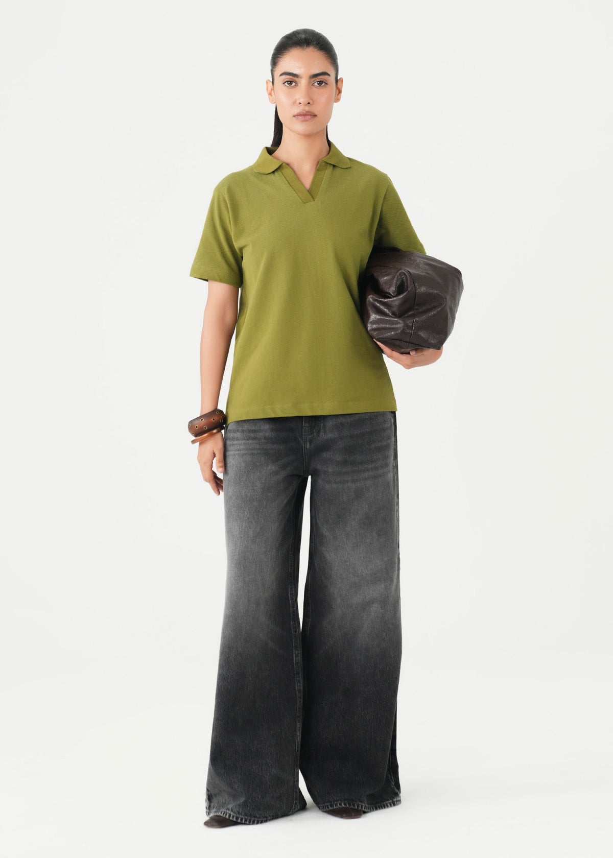 Knitted Polo Shirt- WS26-374