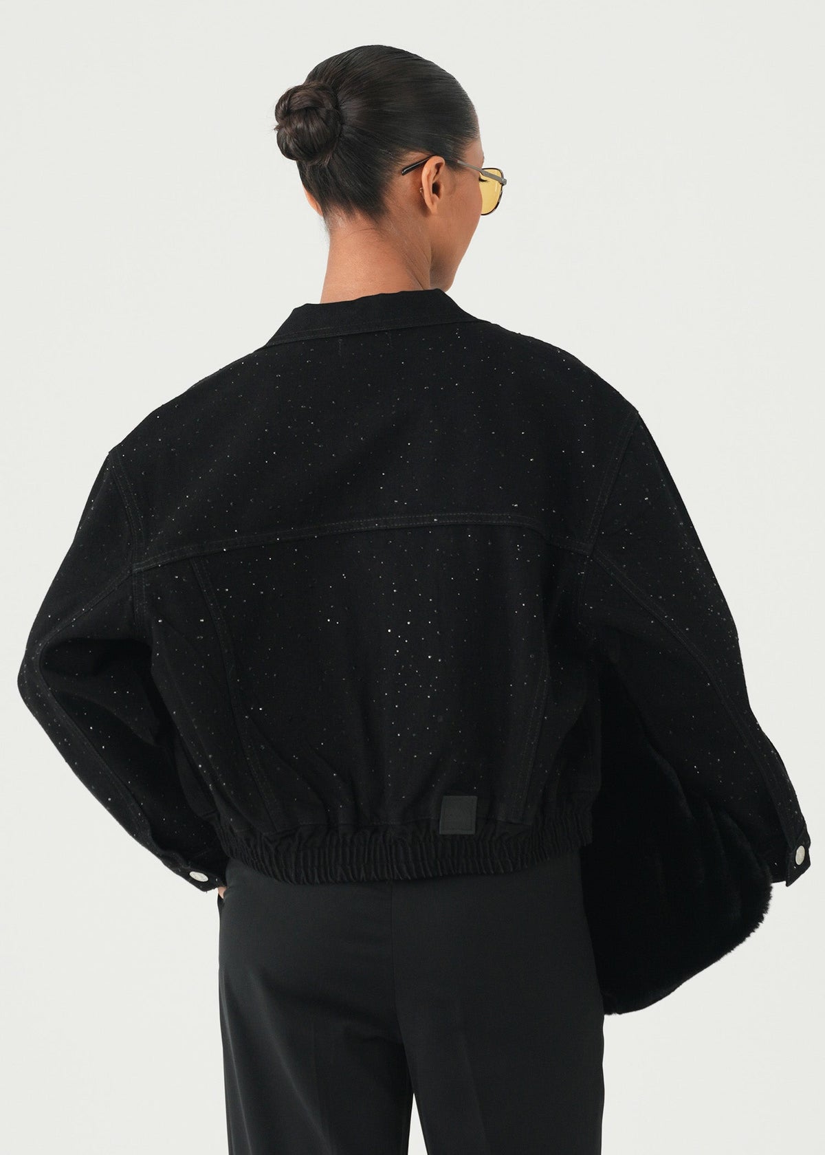 Embellished Denim Jacket- WS26-351