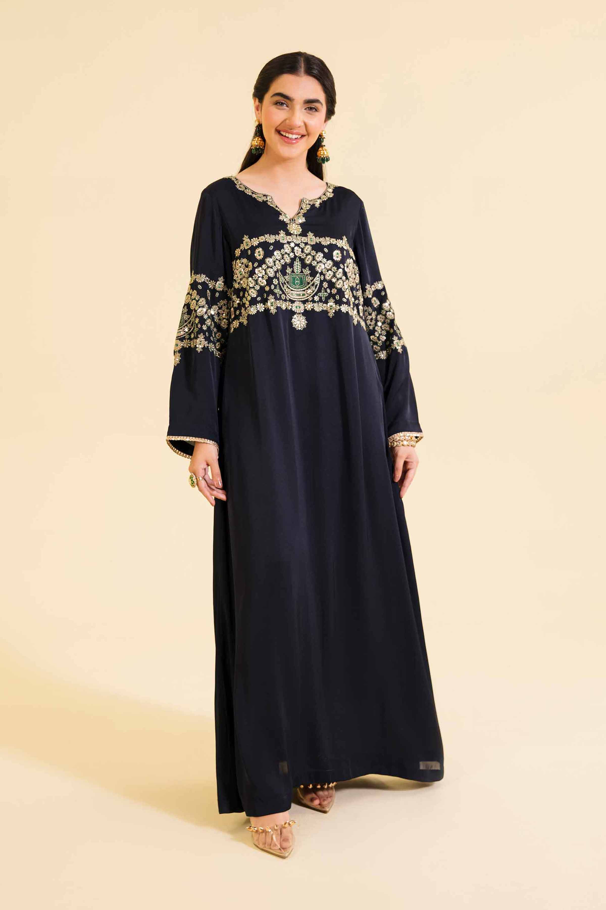 Embroidered Long Dress - FE24-15