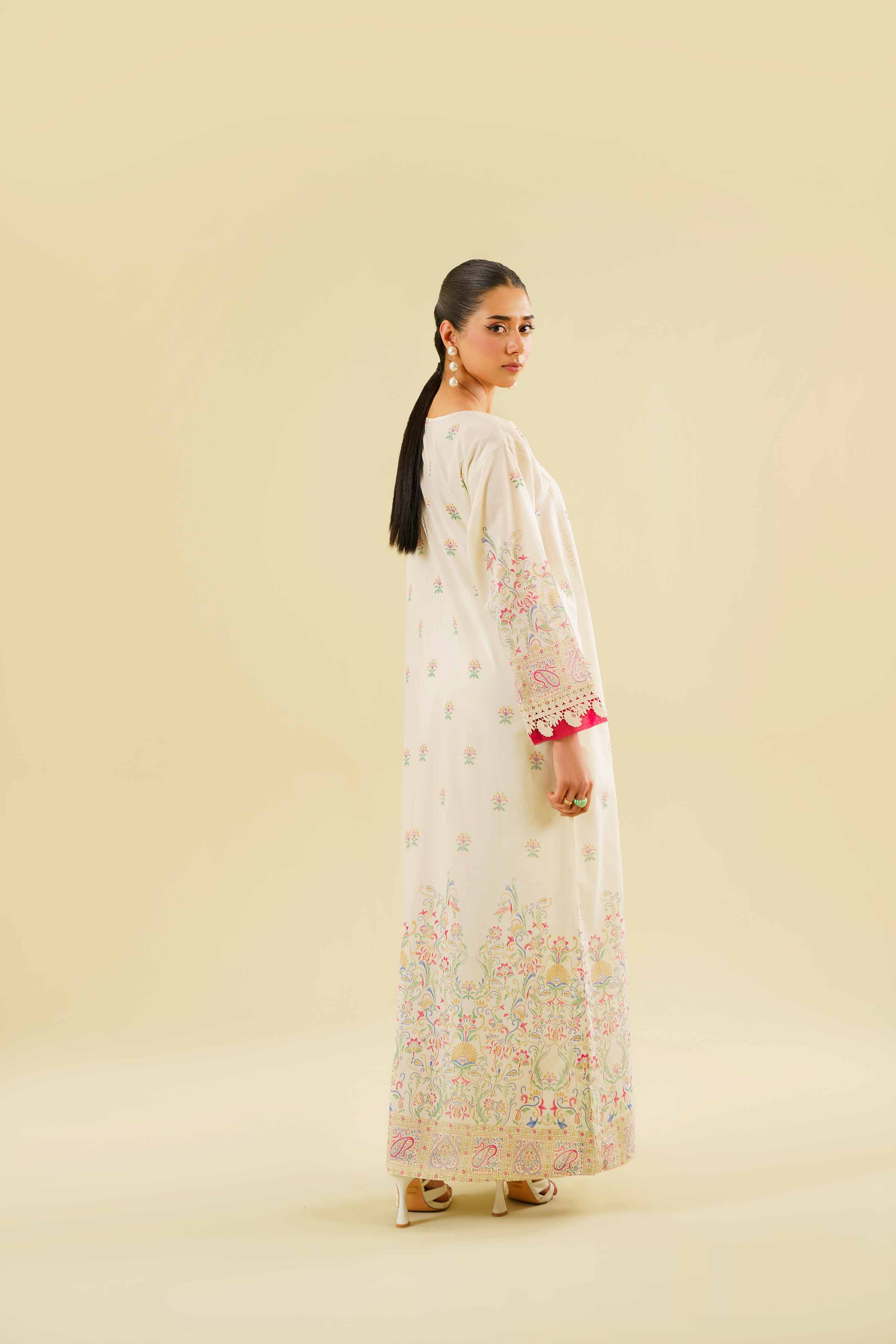 Printed Long Dress - FE24-58