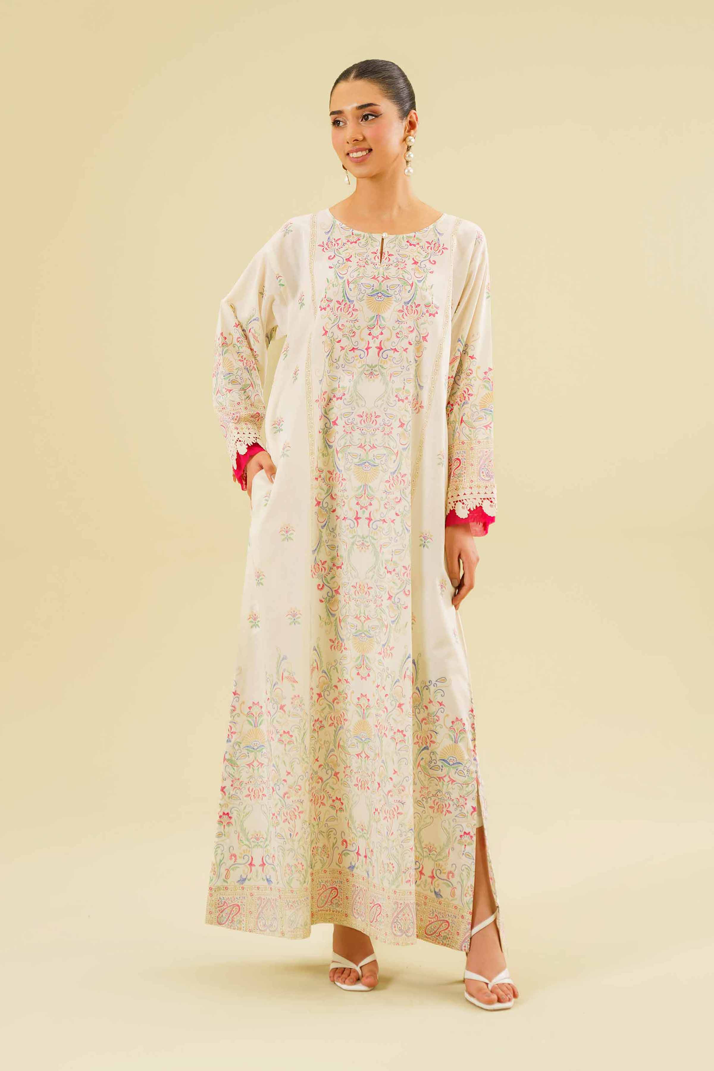 Printed Long Dress - FE24-58