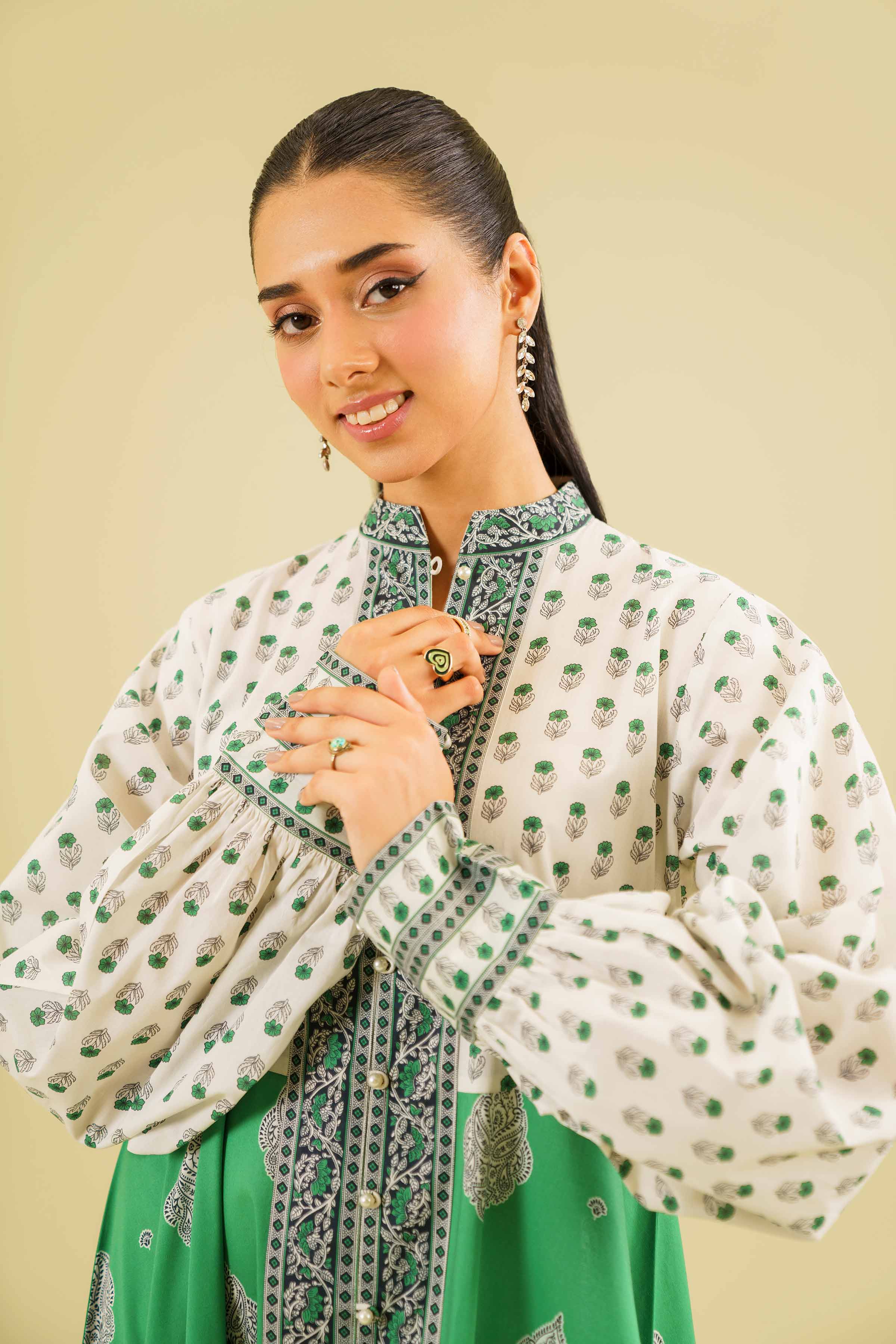 Printed Long Dress - FE24-59