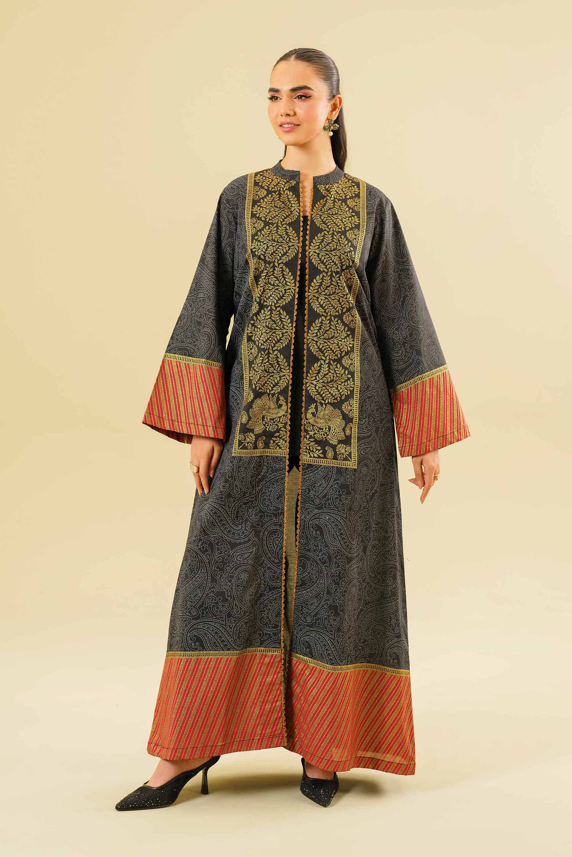 Printed Long Dress - FE24-60