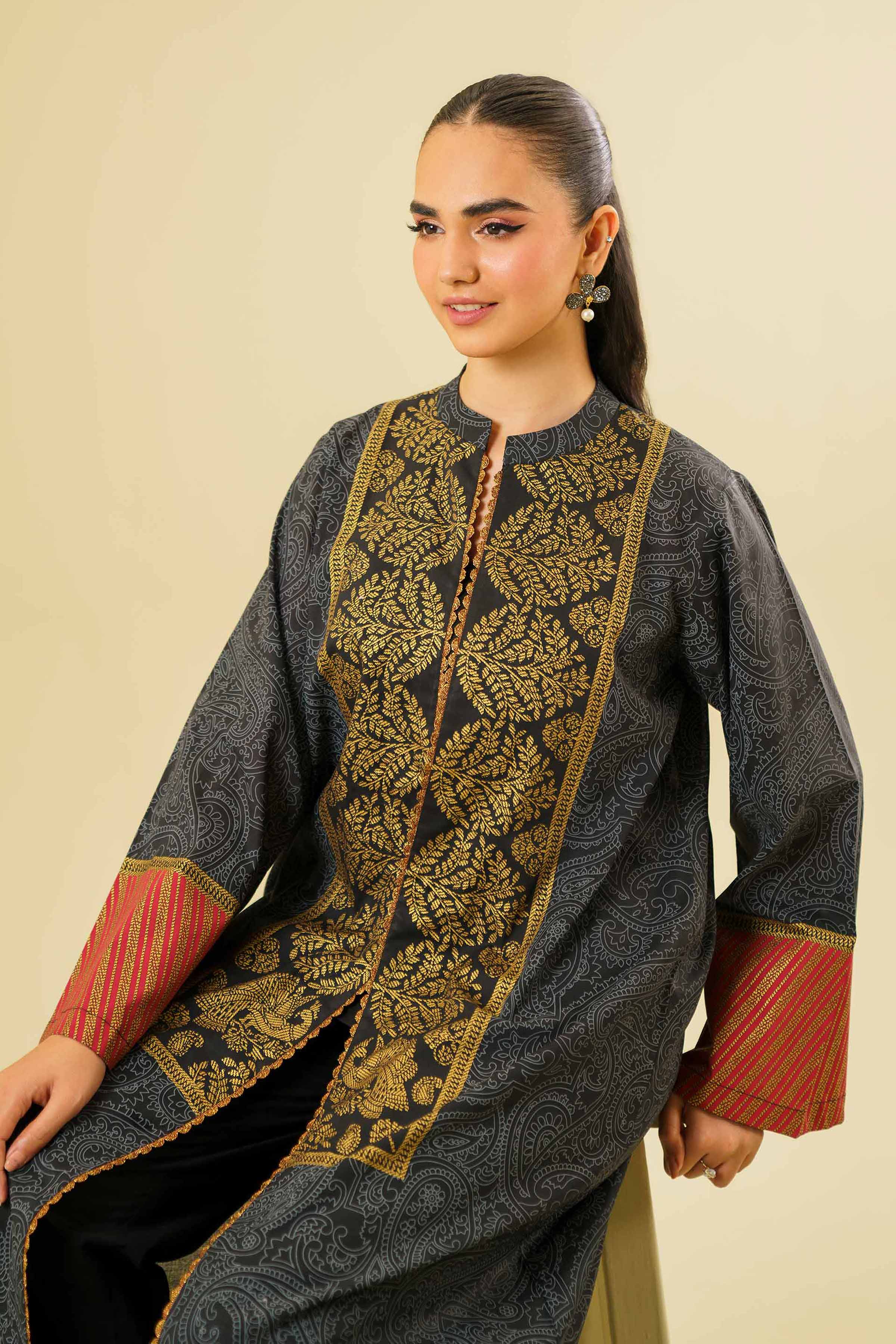 Printed Long Dress - FE24-60