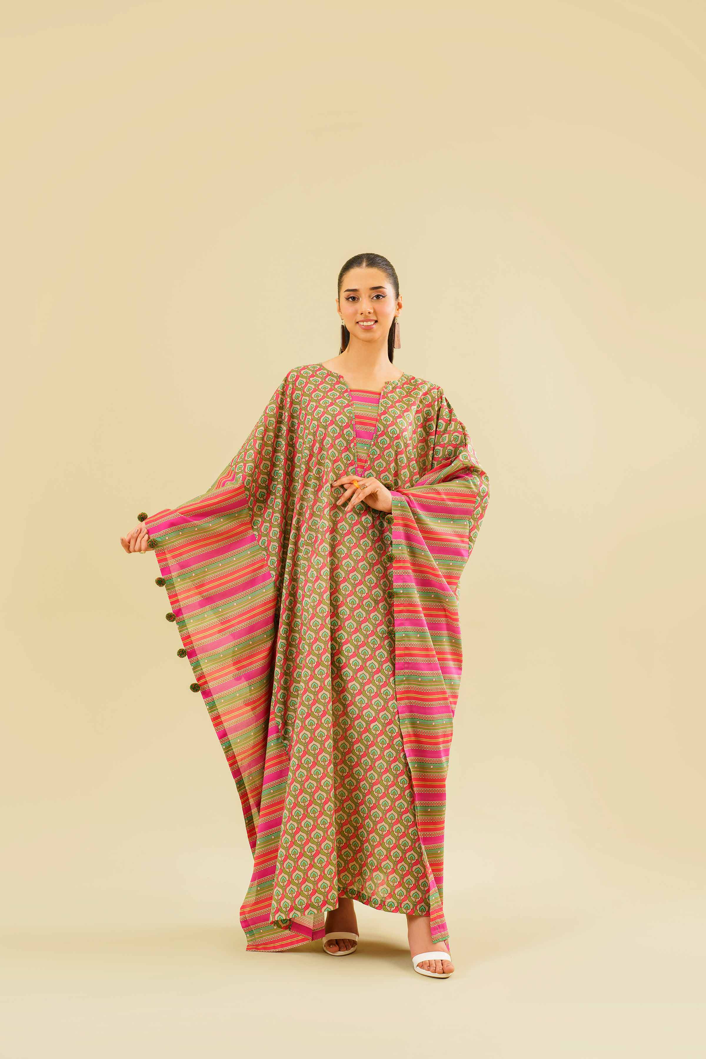 Printed Long Dress - FE24-63