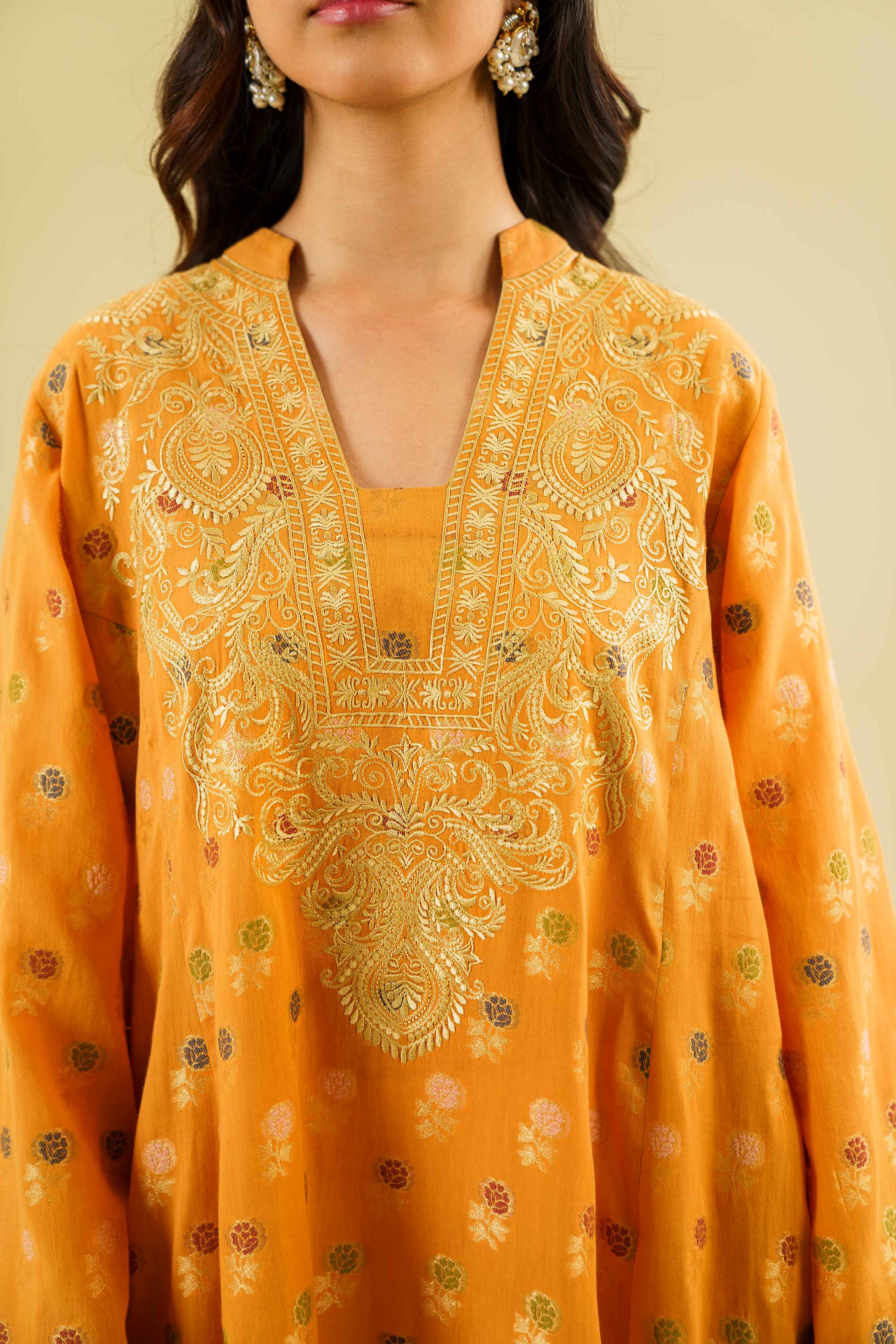 Embroidered Long Dress - FE24-67