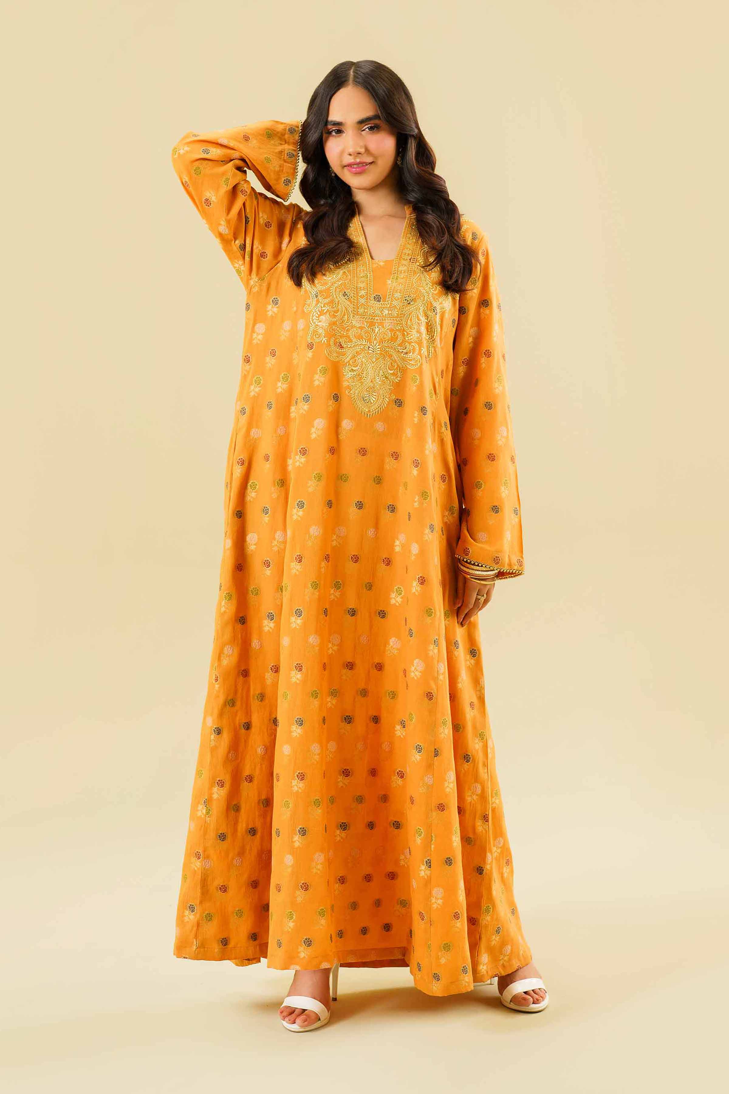 Embroidered Long Dress - FE24-67