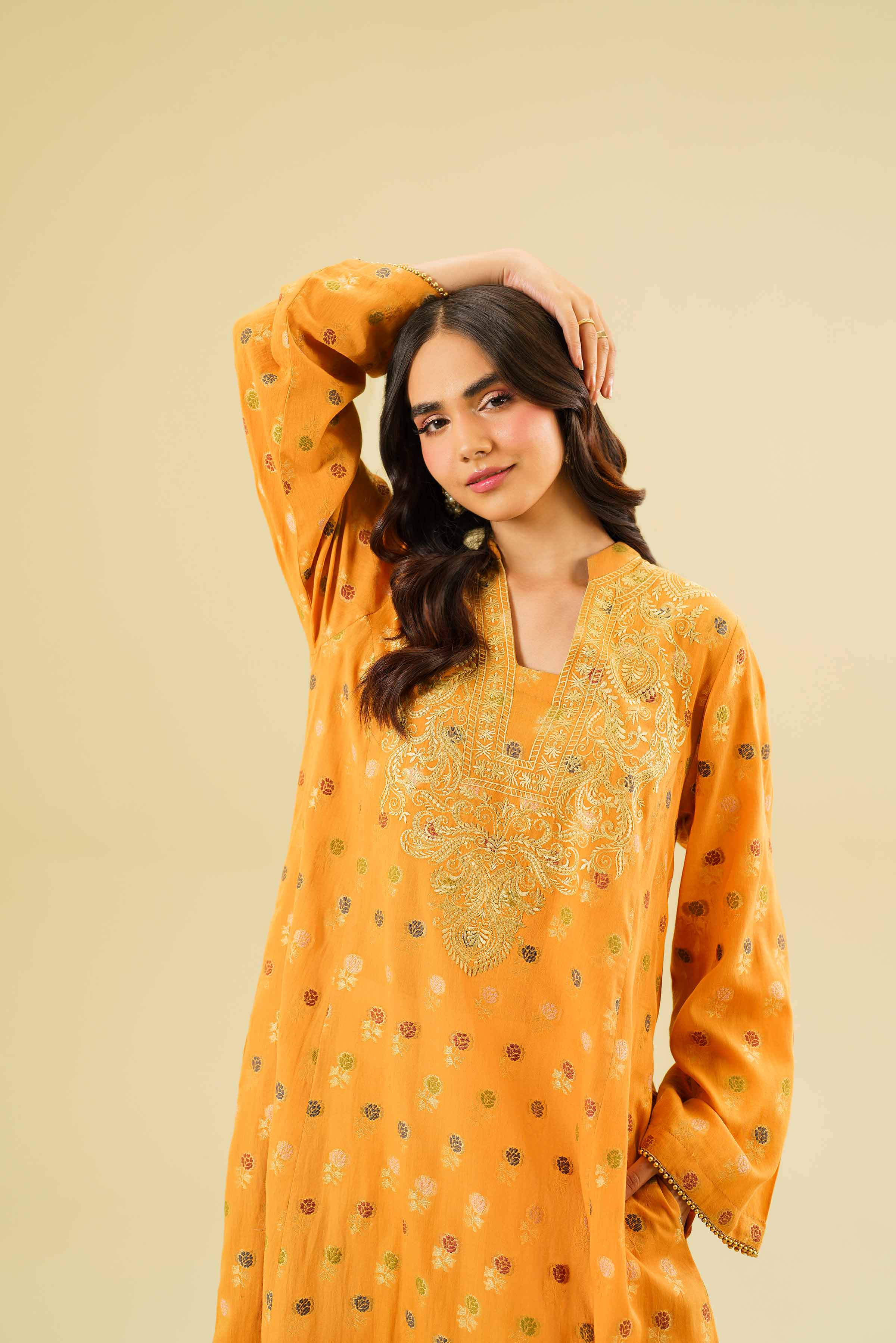 Embroidered Long Dress - FE24-67