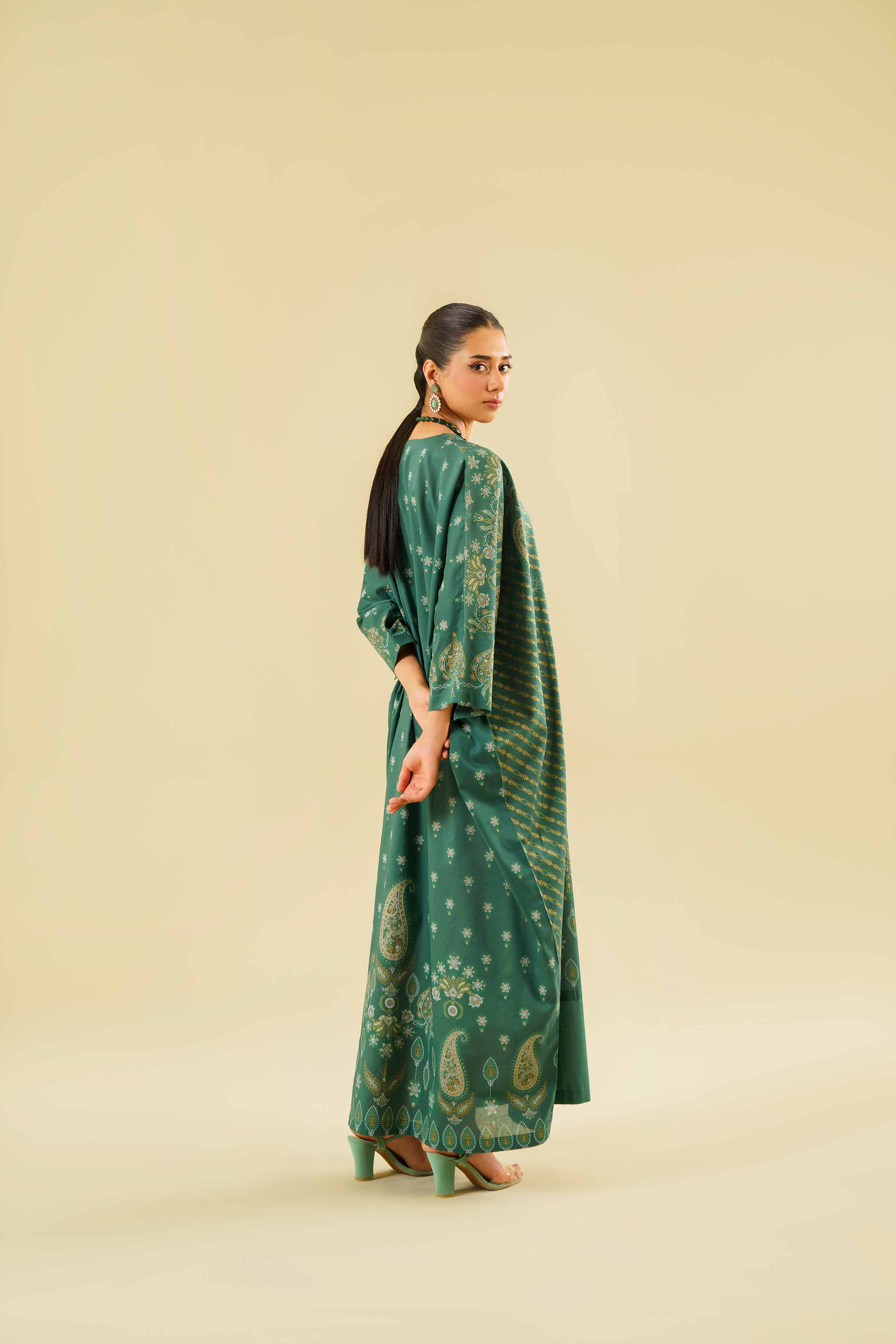 Printed Long Dress - FE24-68
