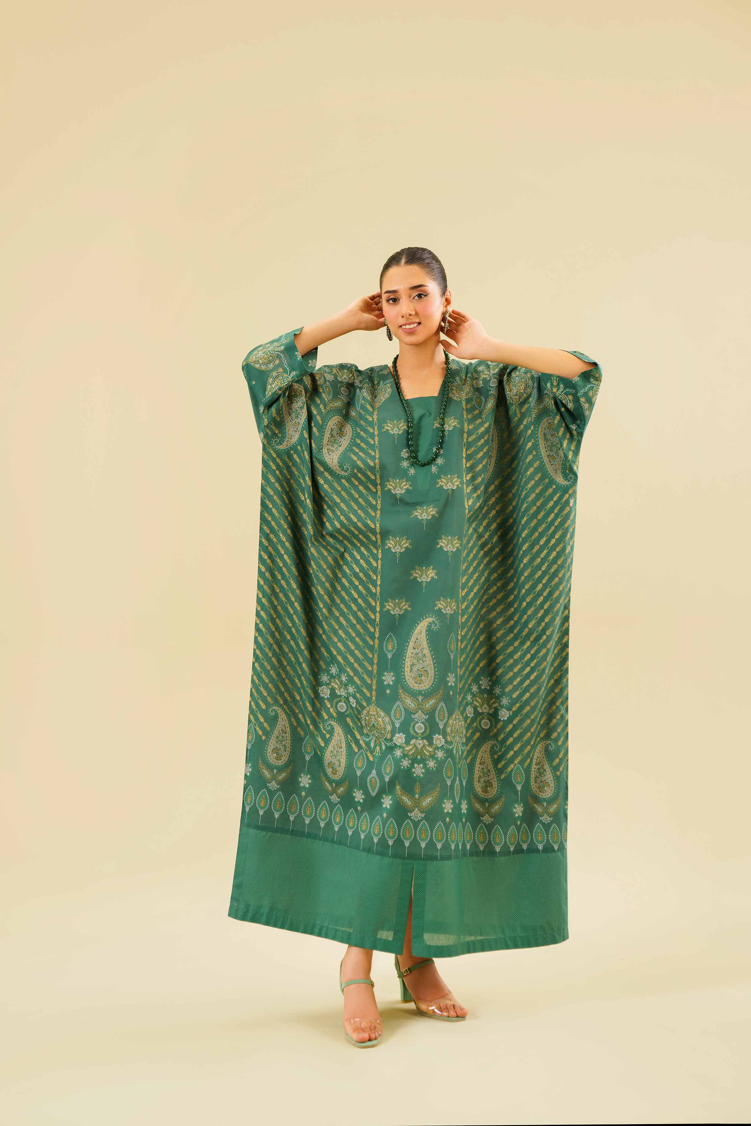 Printed Long Dress - FE24-68