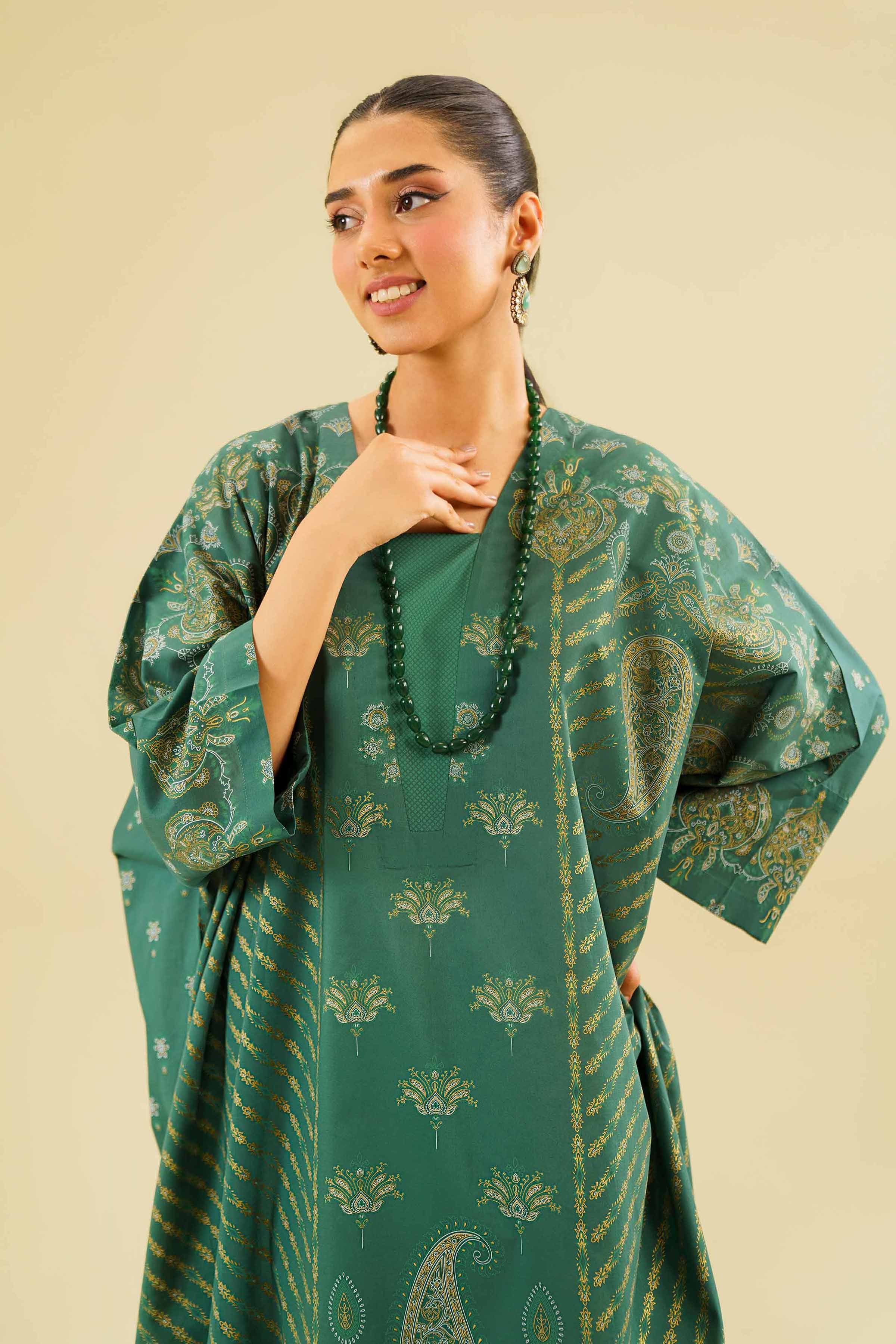 Printed Long Dress - FE24-68