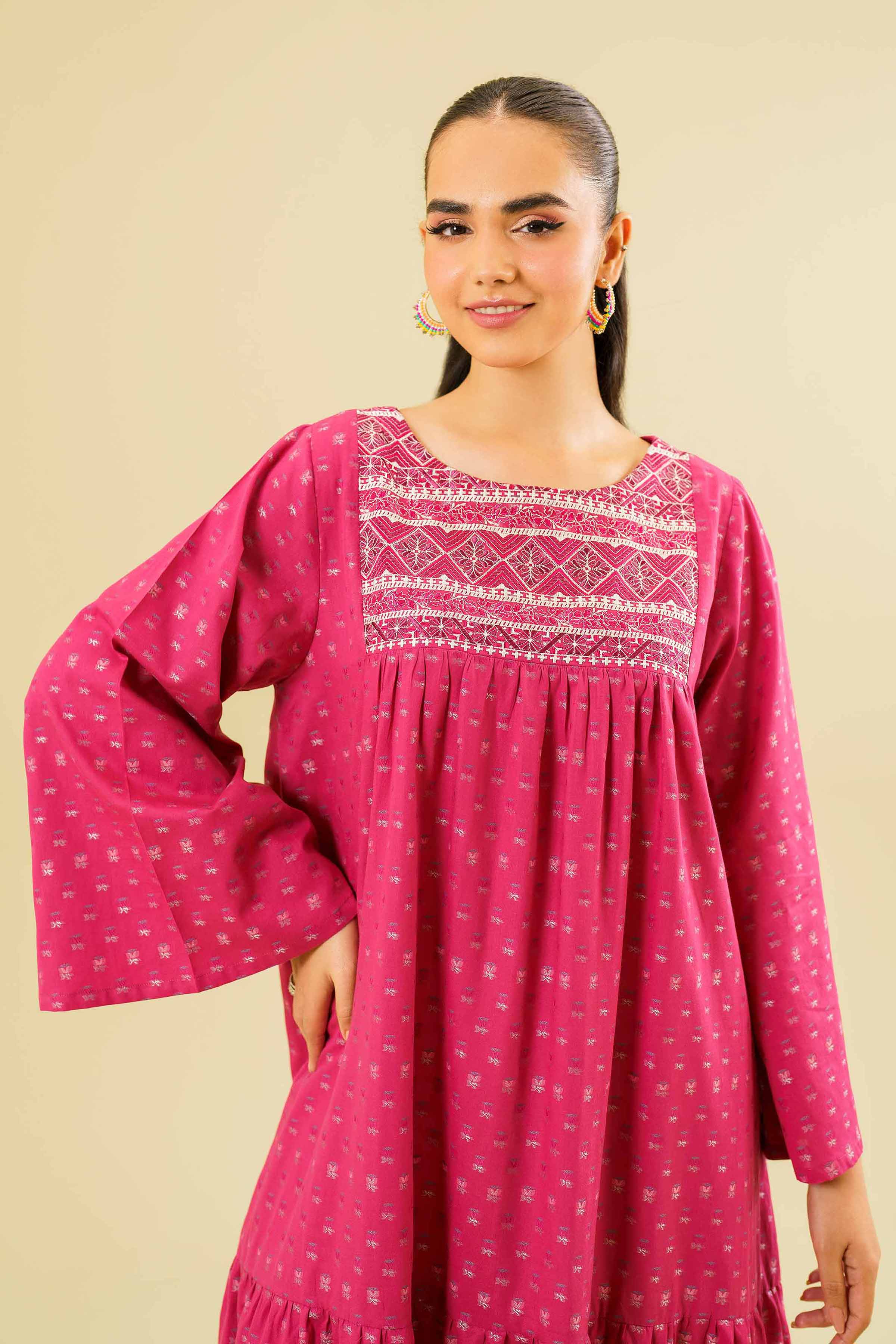 Embroidered Long Dress - FE24-69