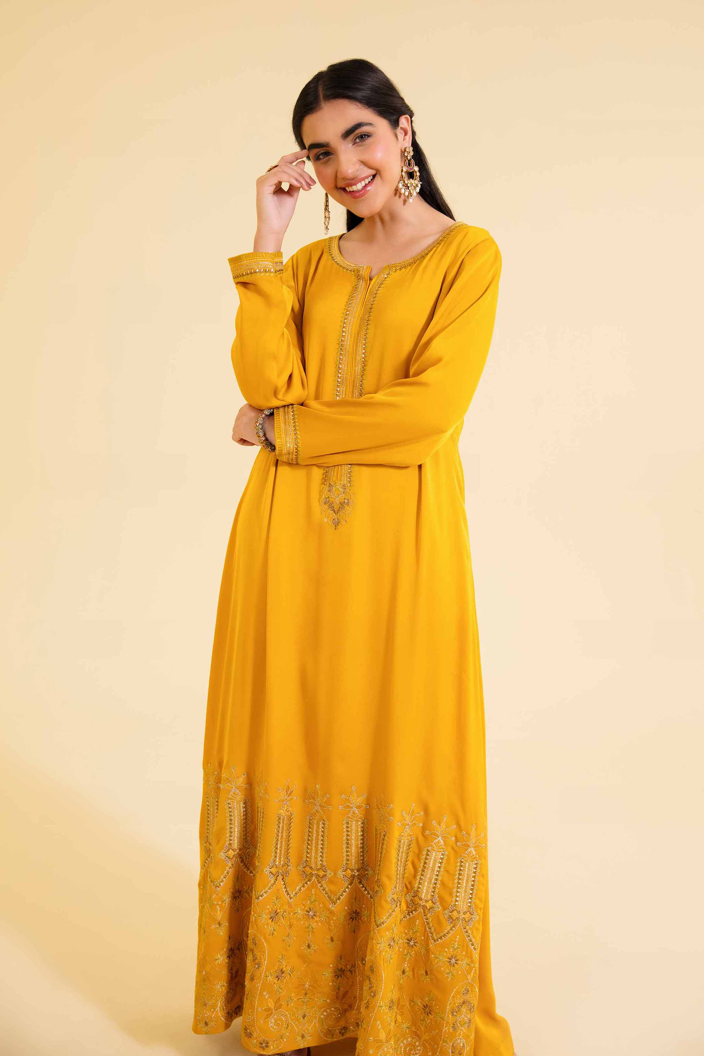 Embroidered Long Dress - FE24-73