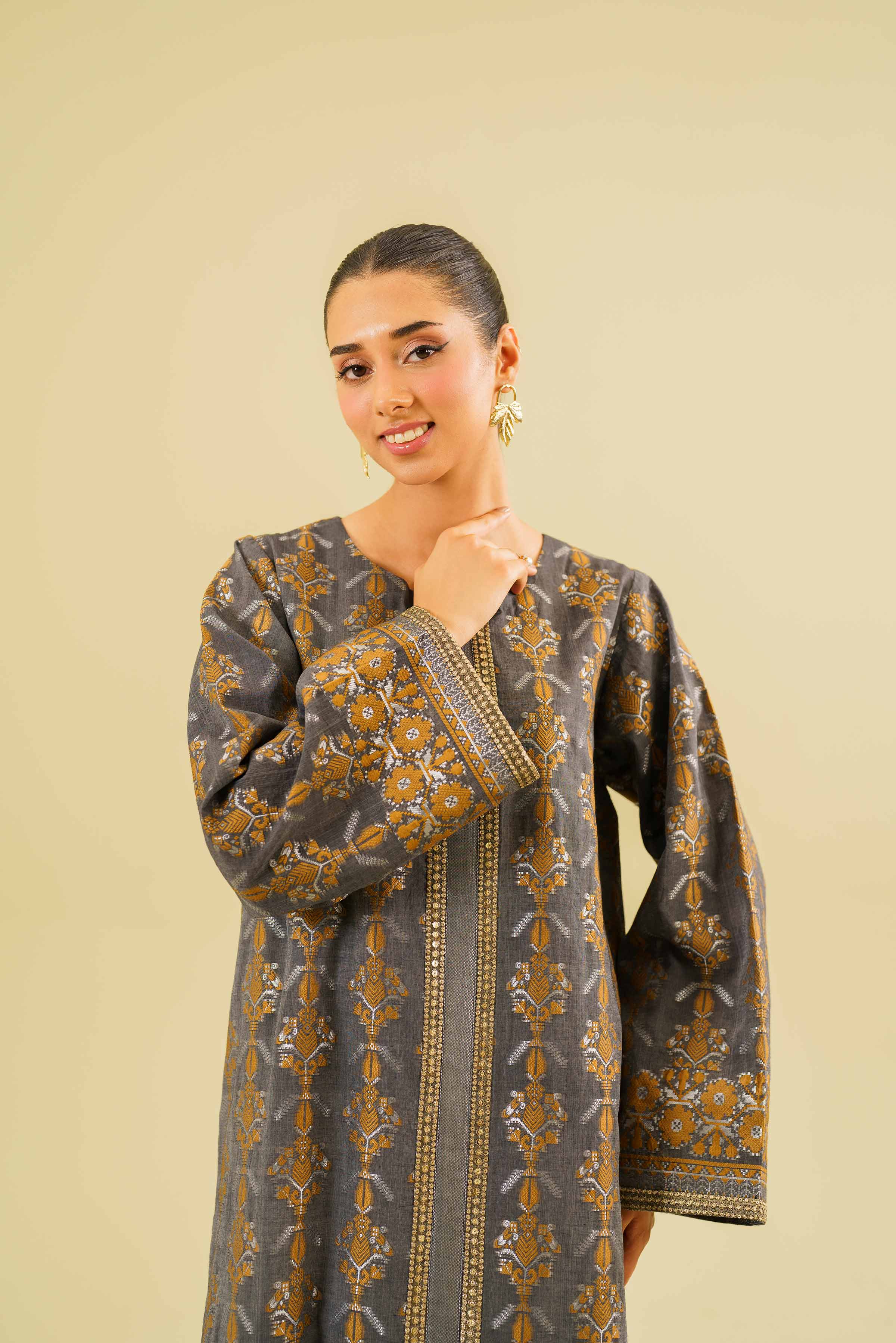 Printed Long Dress - FE24-78