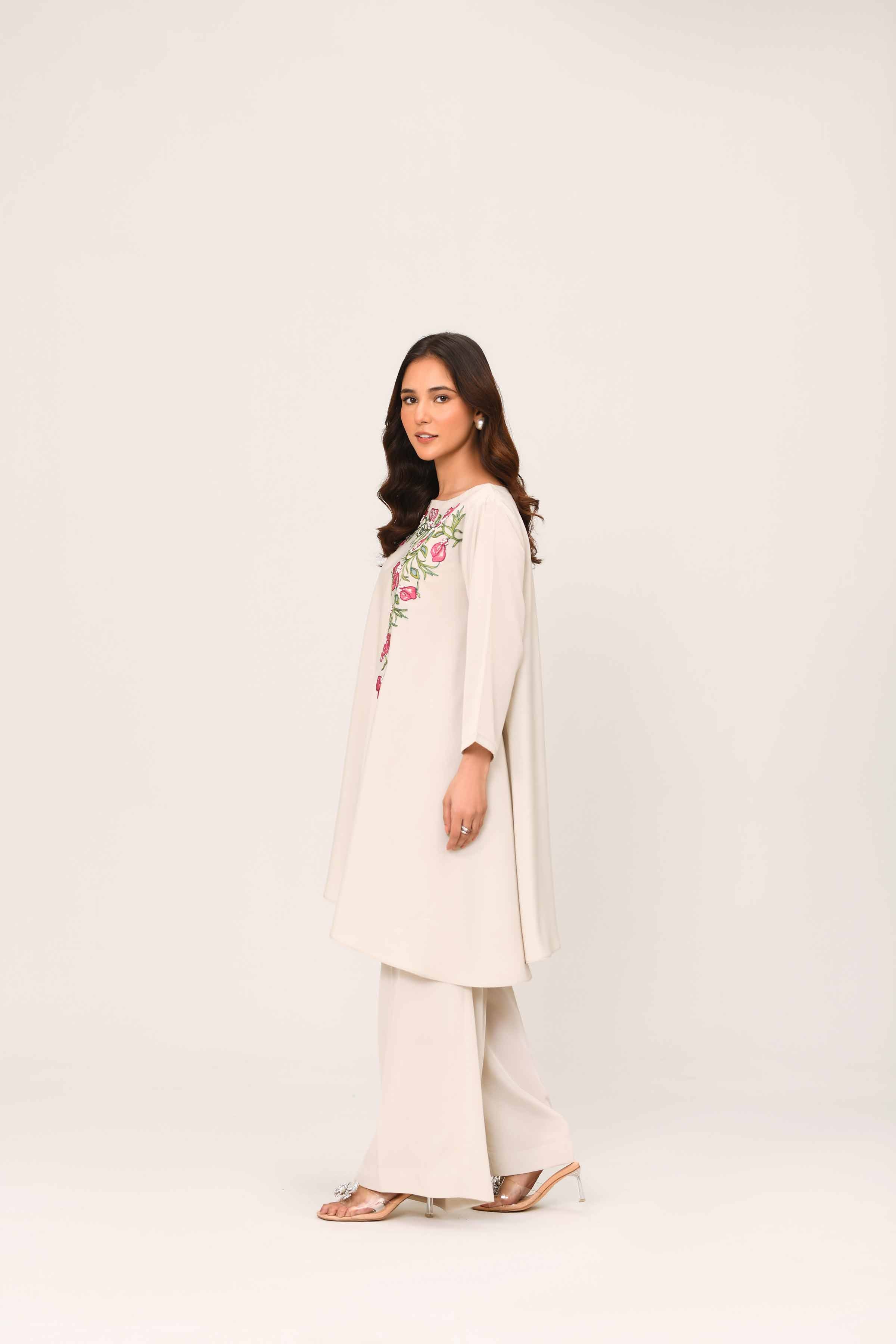 2 Piece - Embroidered Suit - FE25-09