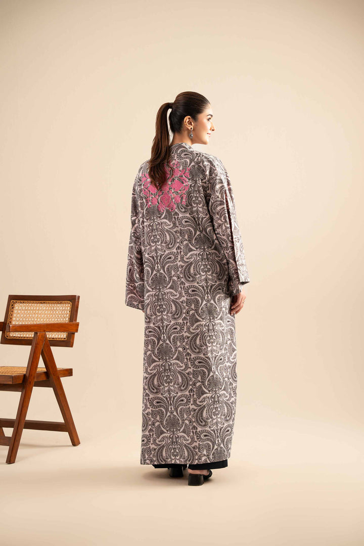 Printed Embroidered Gown - FE25-105 for Women - Pret Collection | Nishat | Shop Online