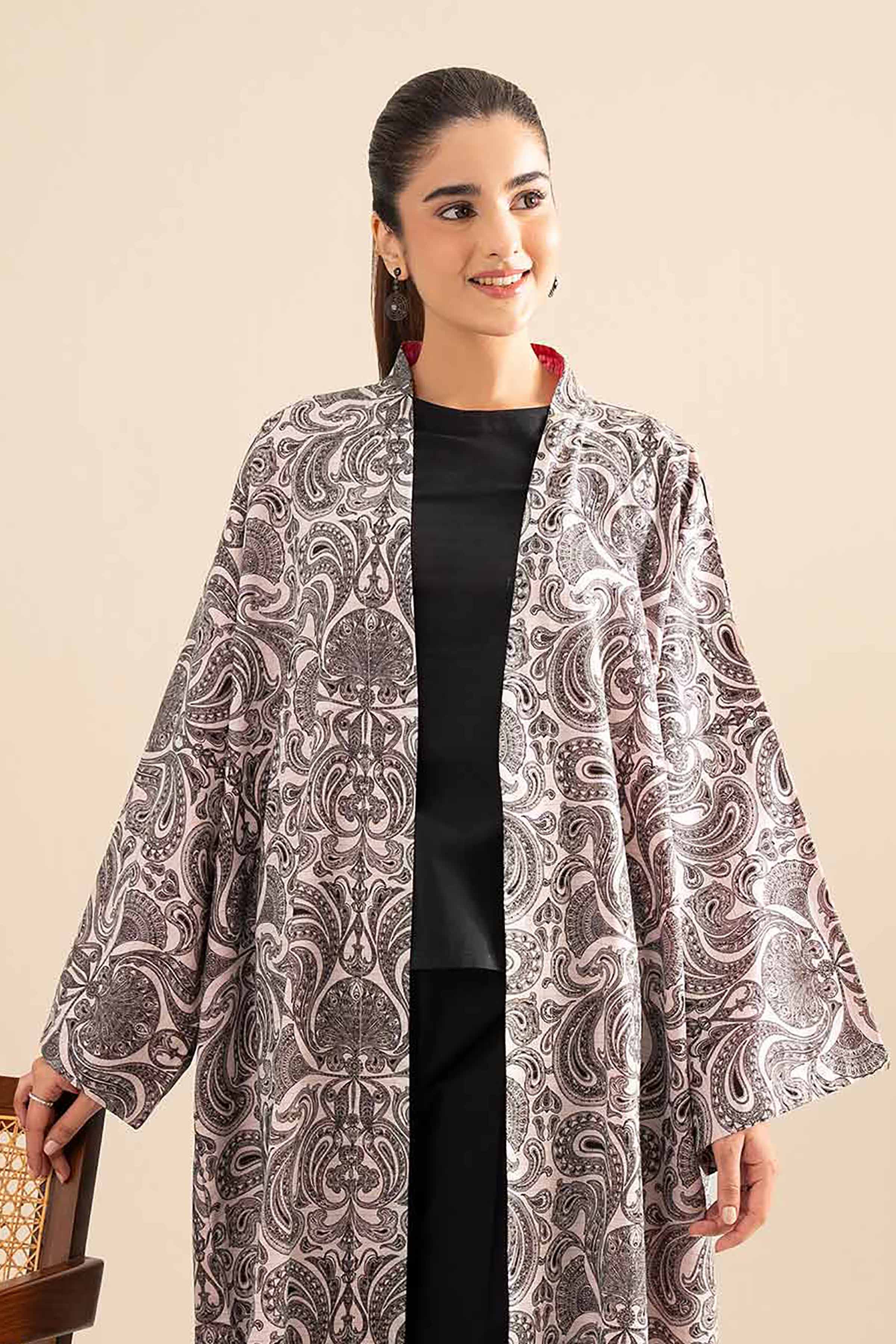 Printed Embroidered Gown - FE25-105 for Women - Pret Collection | Nishat | Shop Online