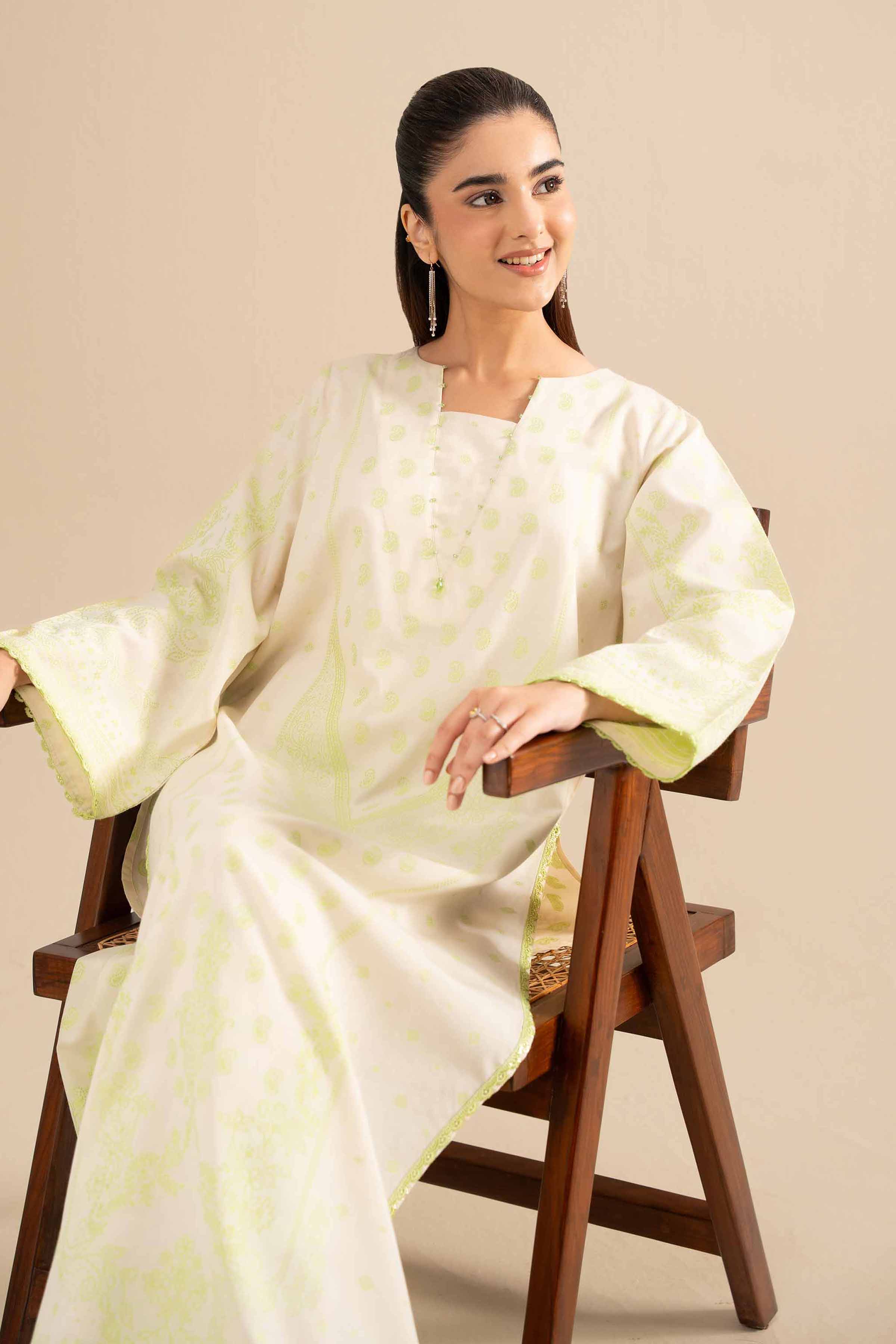 Printed Shirt - FE25-117 for Women - Pret Collection | Nishat | Shop Online