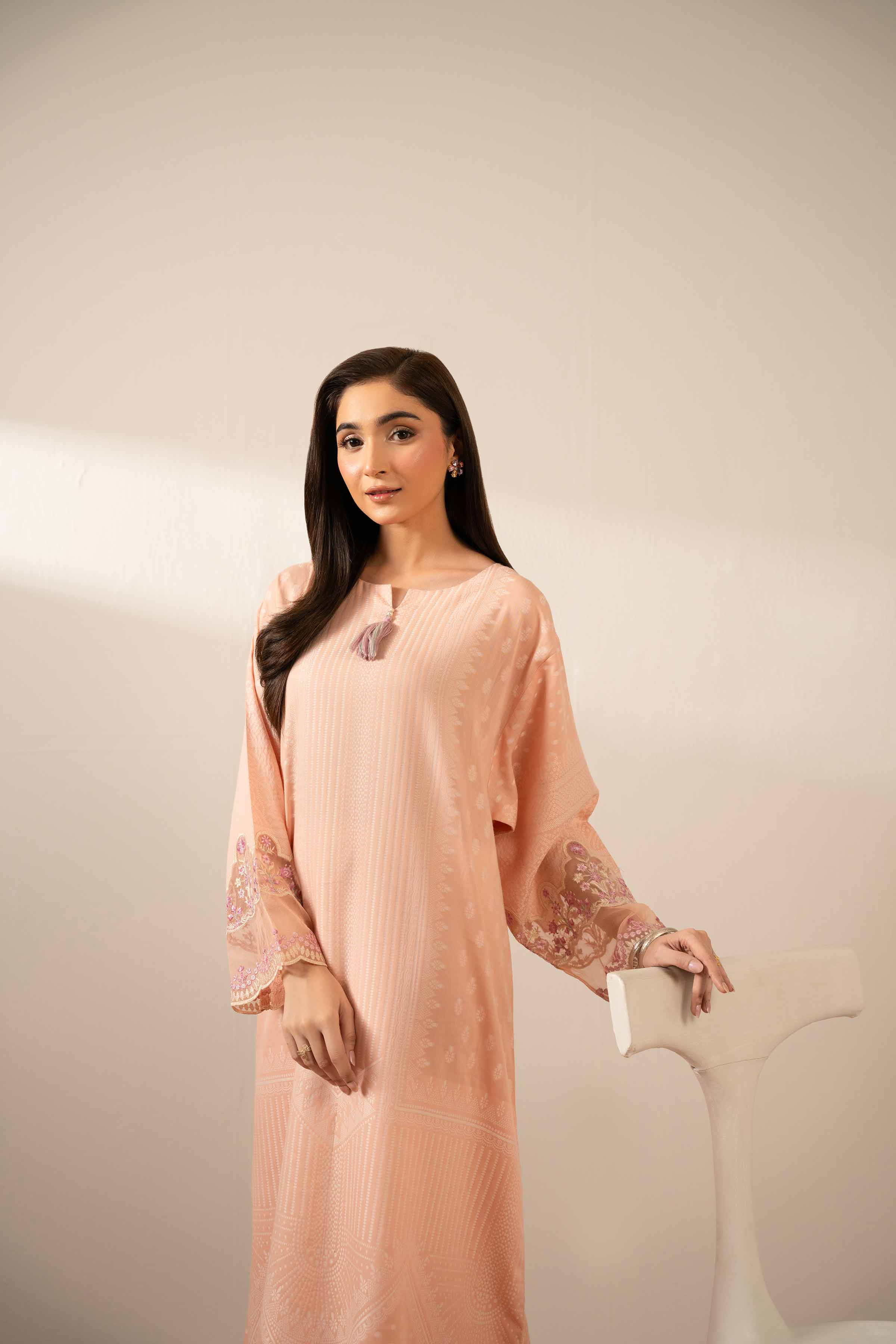 Printed Embroidered Shirt - FE25-119