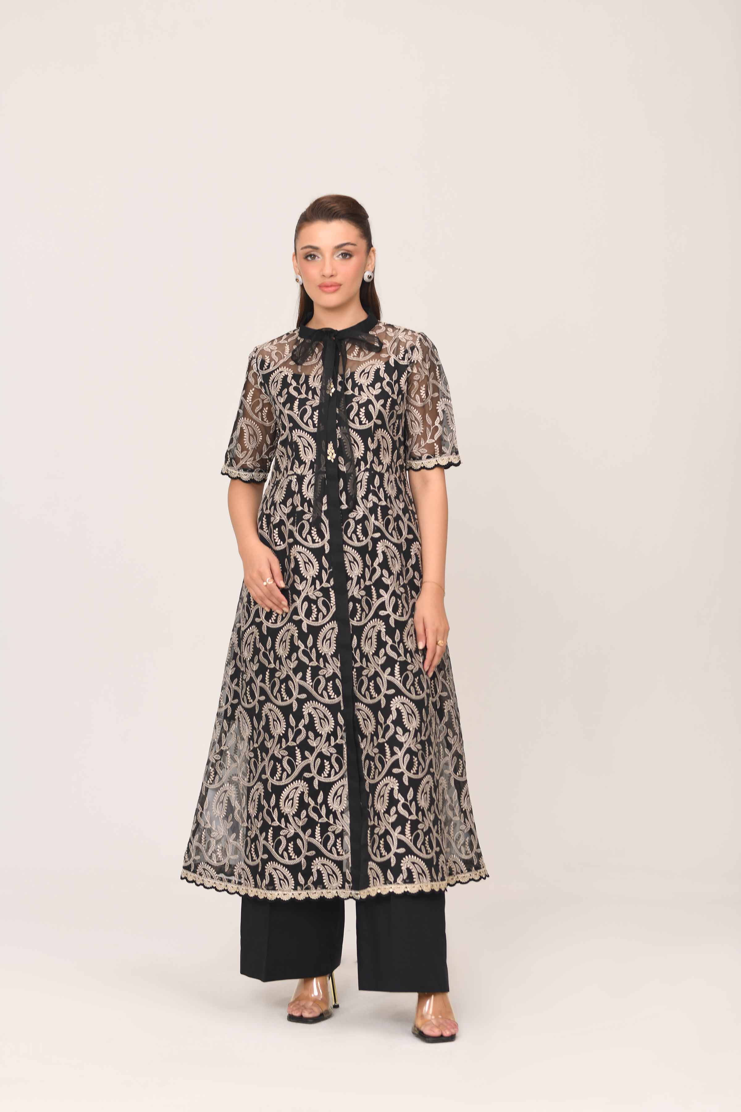 Embroidered Dress - FE25-45