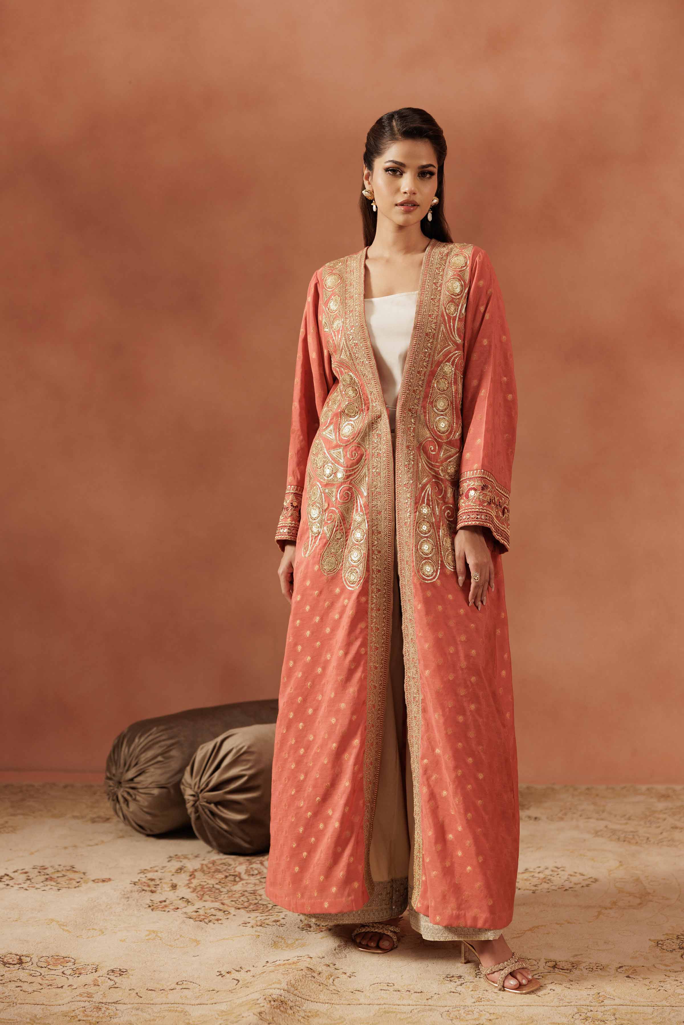 Embroidered Gown - FE25-65