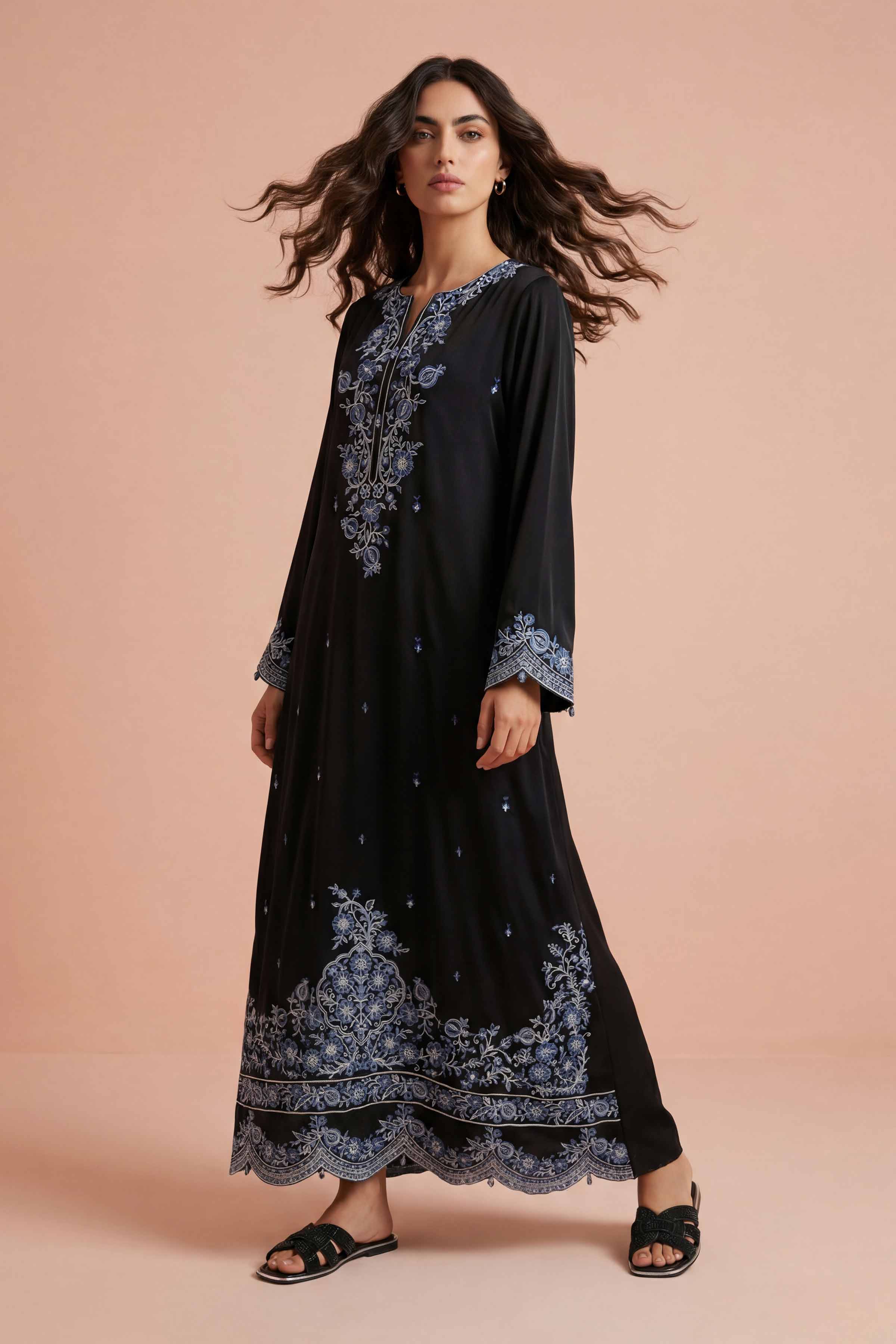 Embroidered Dress - FE26-01