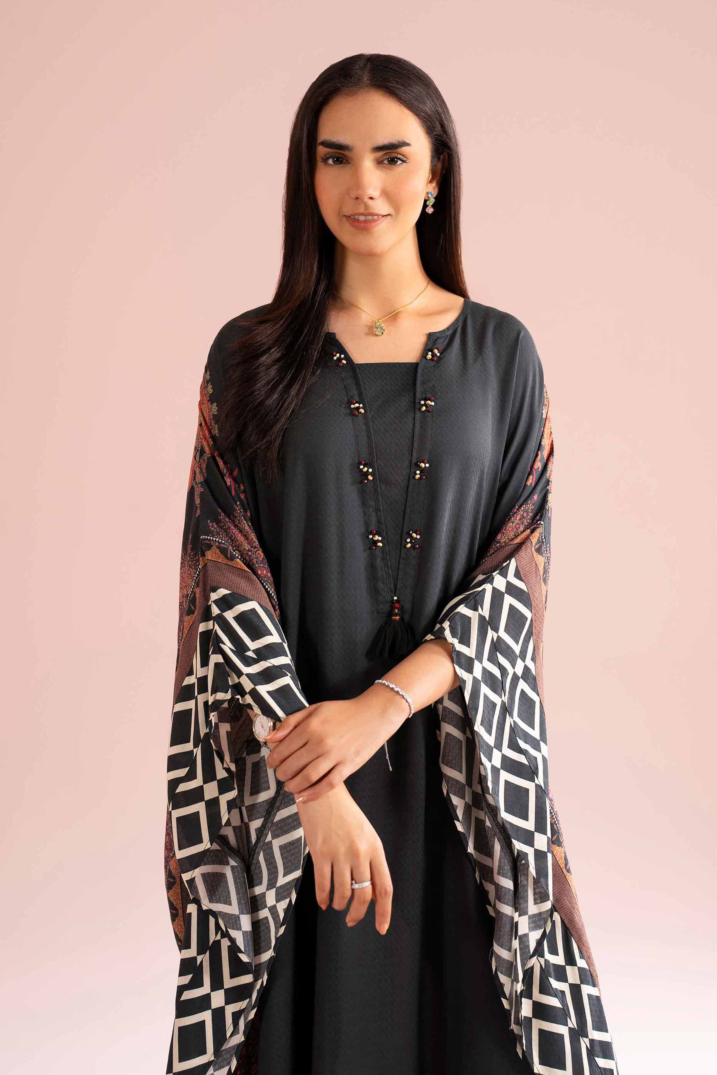 Printed Kaftan - FE26-32 for Women - Pret Collection | Nishat | Shop Online