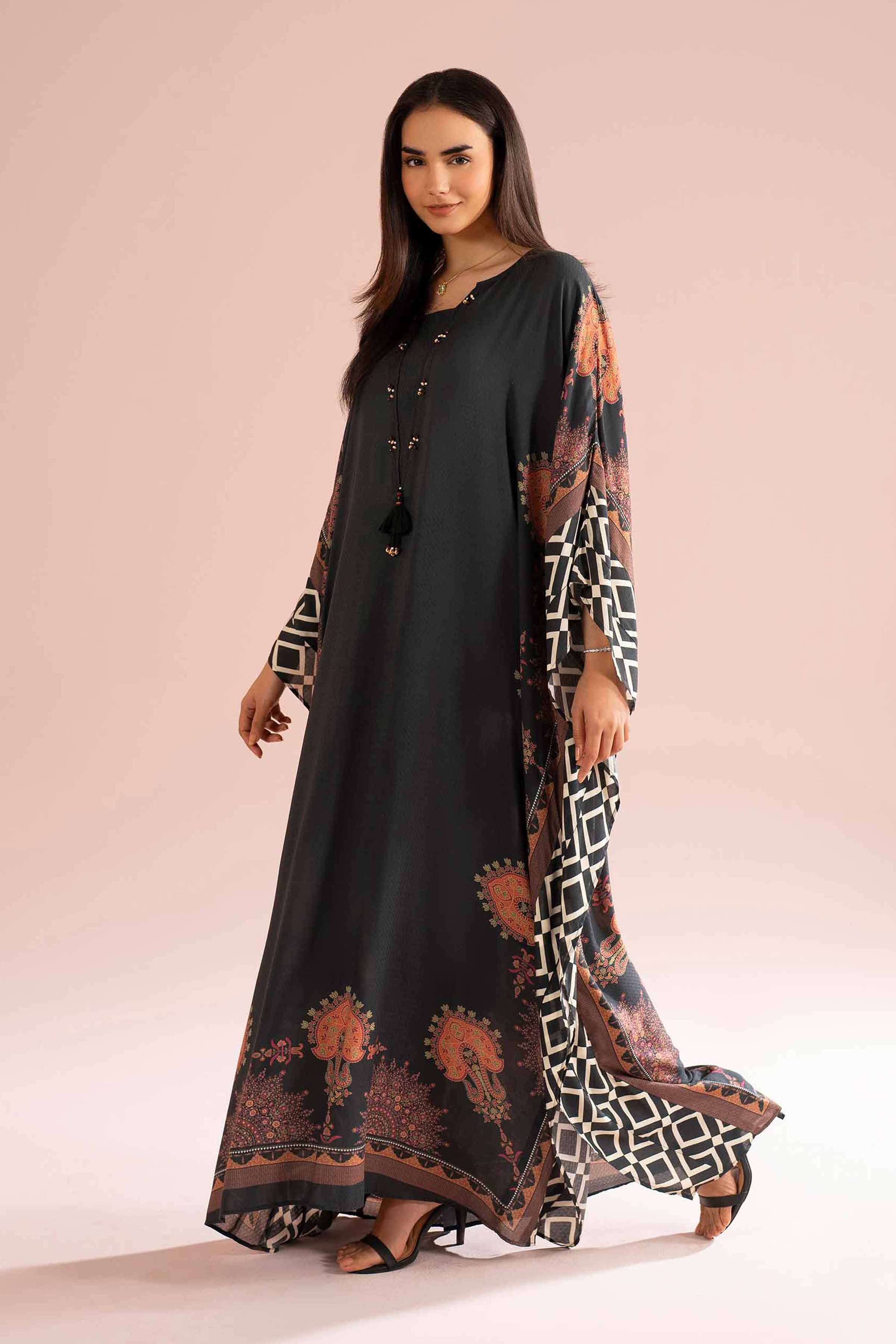 Printed Kaftan - FE26-32 for Women - Pret Collection | Nishat | Shop Online