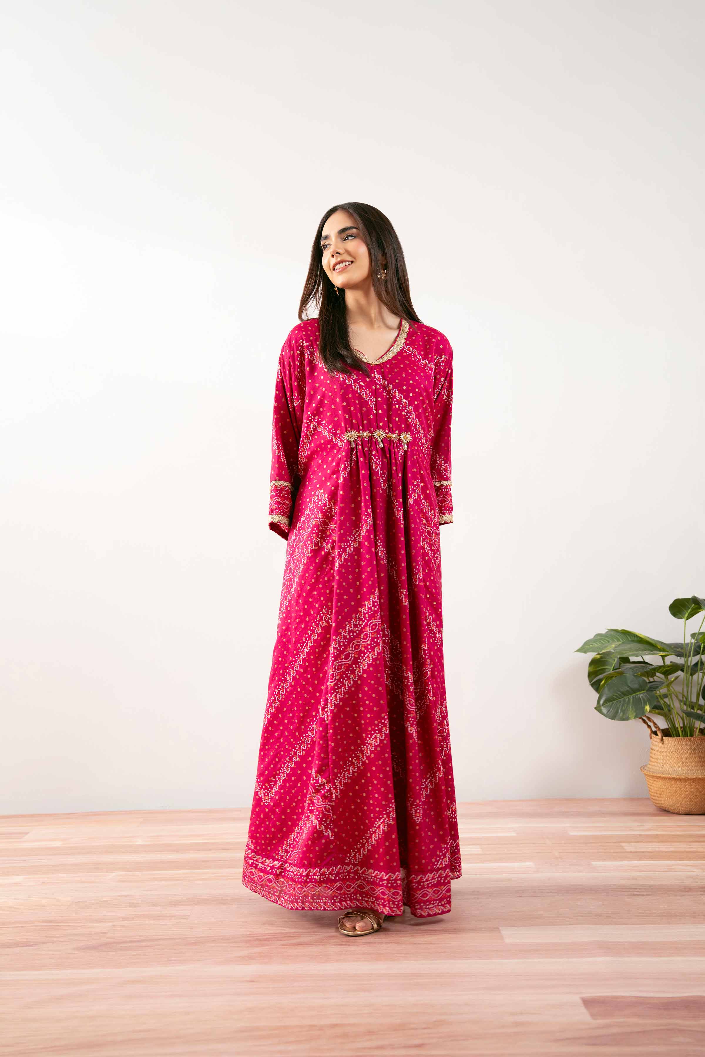 1 Piece - Printed Dress -  FS25-20 - for Women - Pret Collection | Nishat | Shop Online