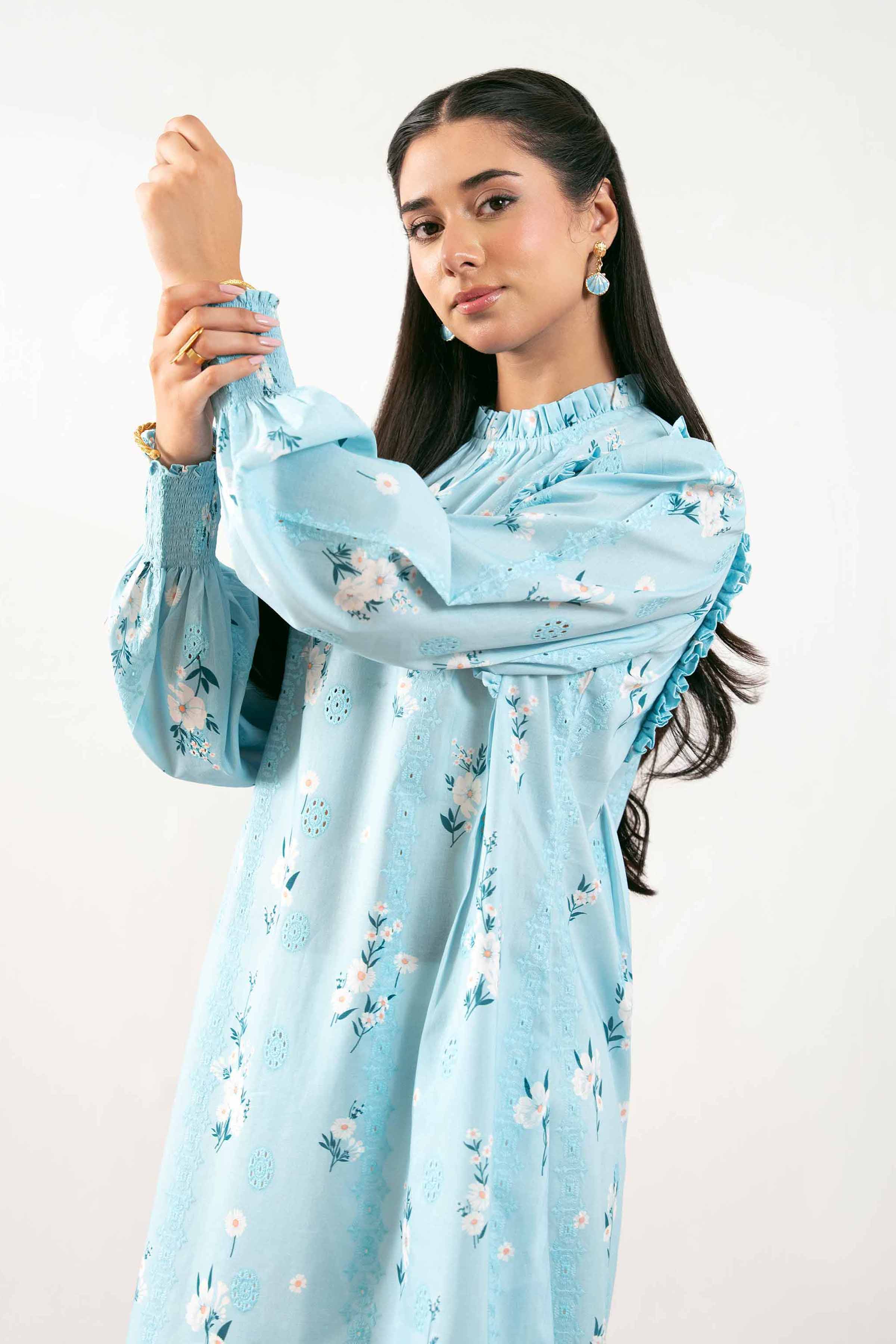 1 Piece - Printed Tunic -  FS25-28 - for Women - Pret Collection | Nishat | Shop Online