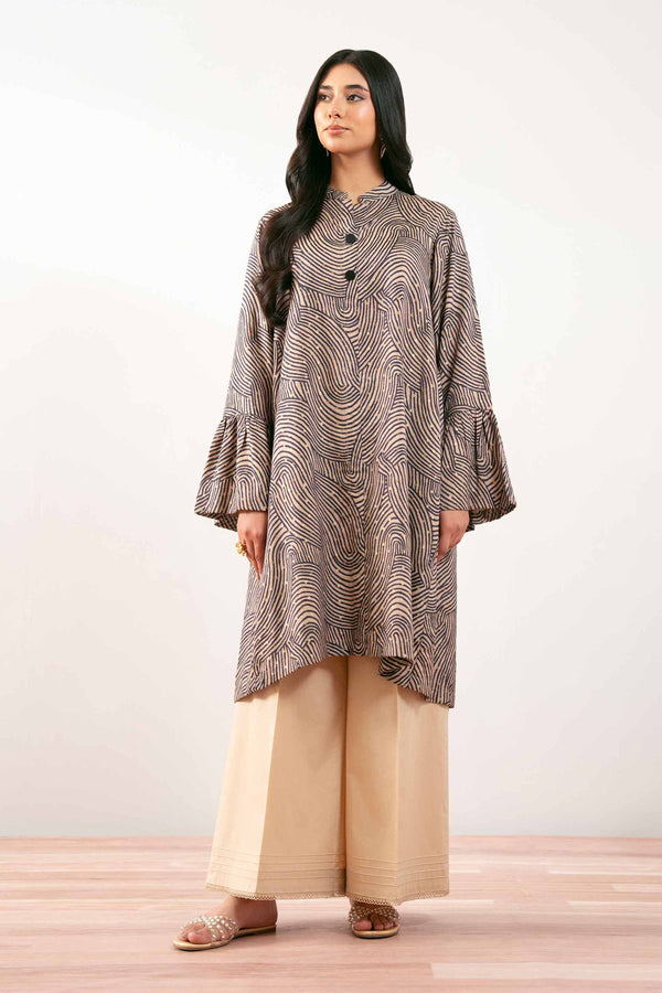1 Piece - Printed Tunic -  FS25-36 - for Women - Pret Collection | Nishat | Shop Online