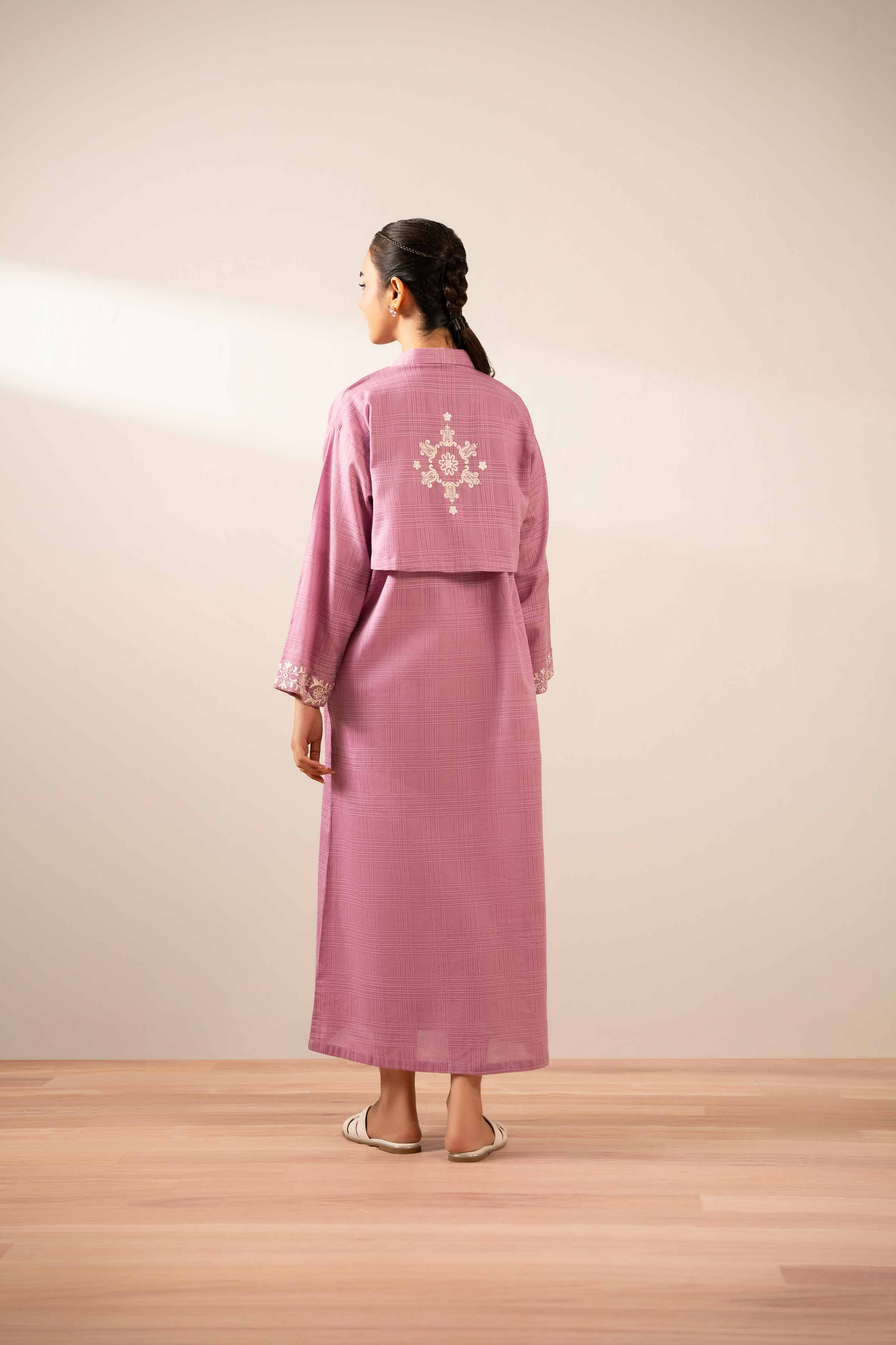 2 Piece - Embroidered Suit - FS25-37