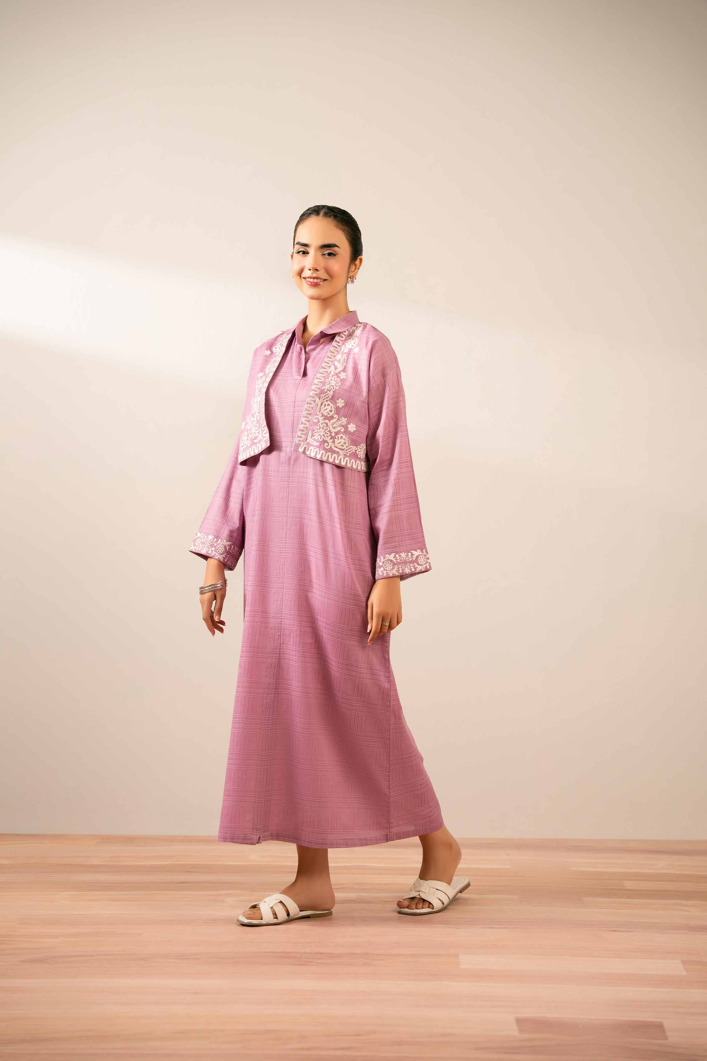 2 Piece - Embroidered Suit - FS25-37