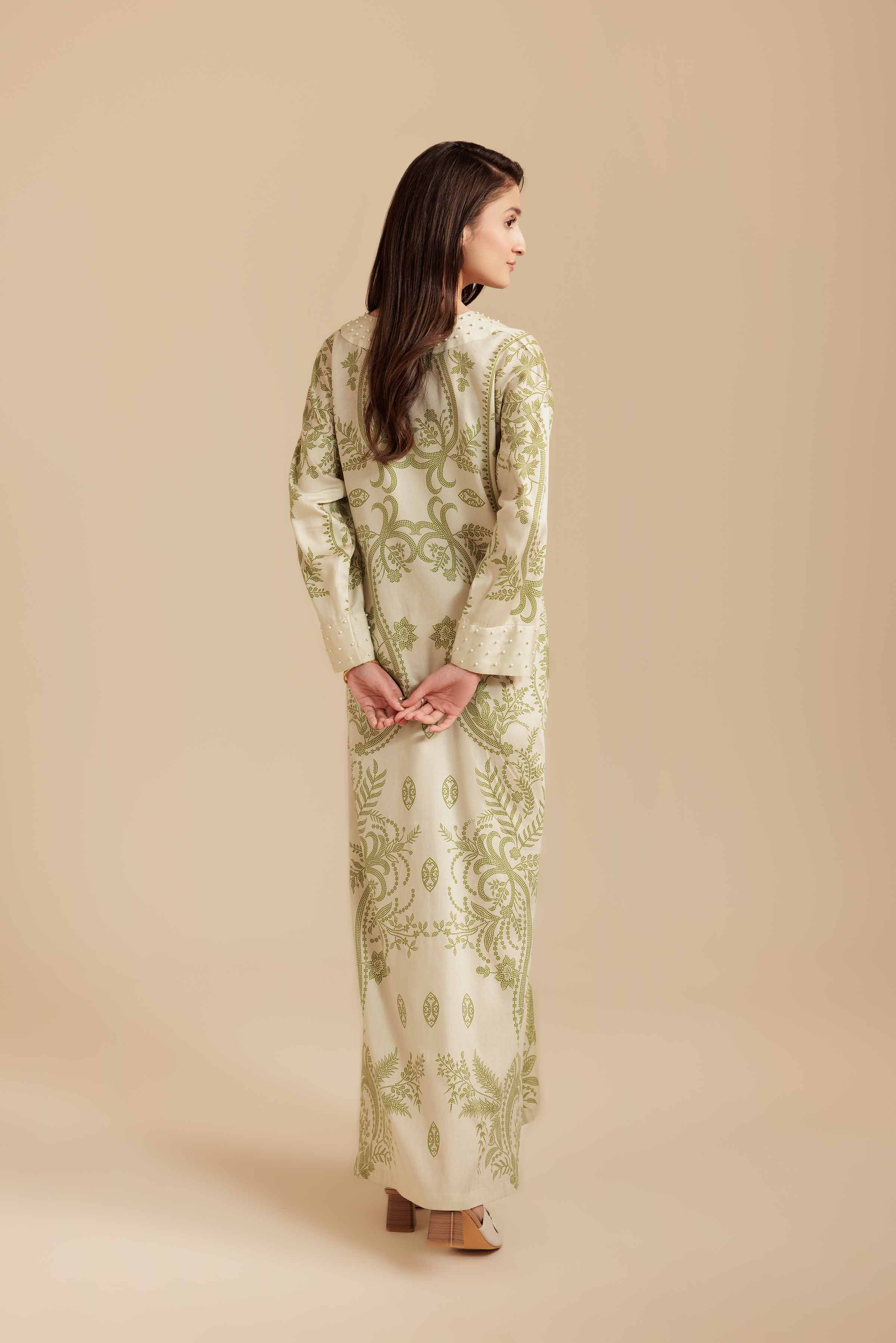 Printed Shirt - FS25-51 for Women - Pret Collection | Nishat | Shop Online