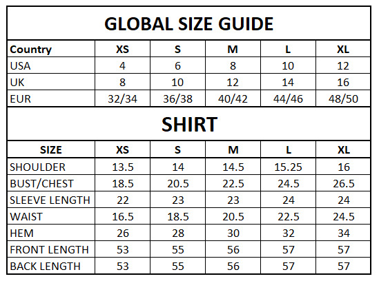 Size Guide