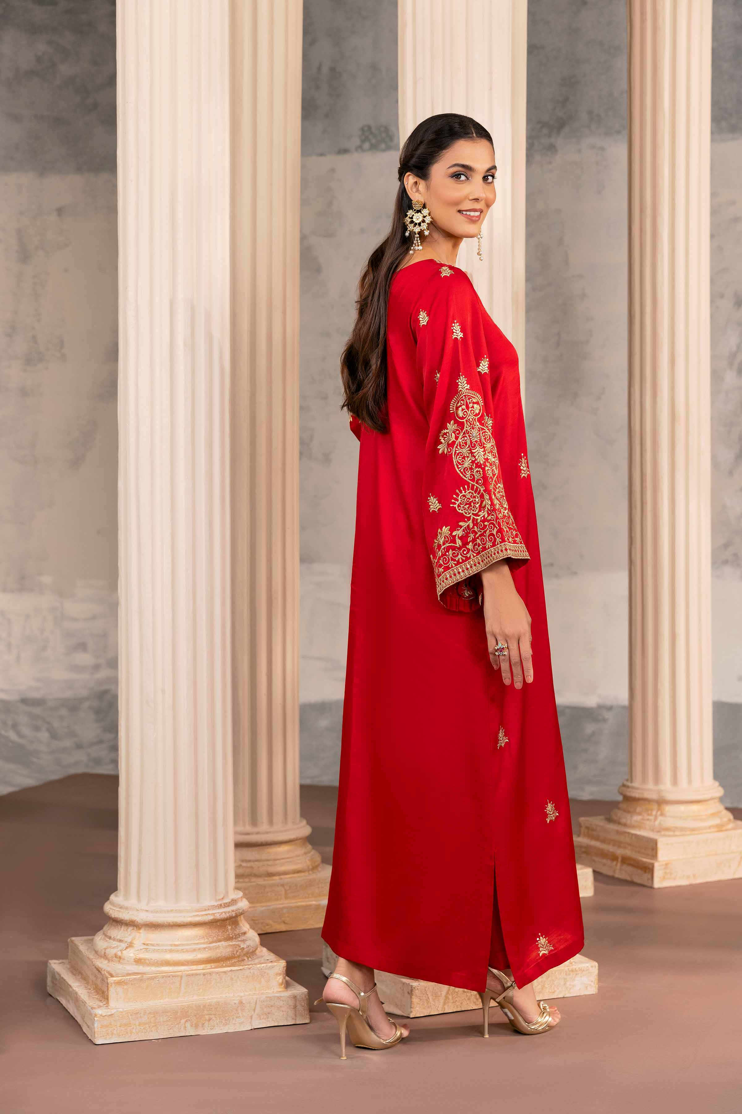 Embroidered Long Dress - FW23-01